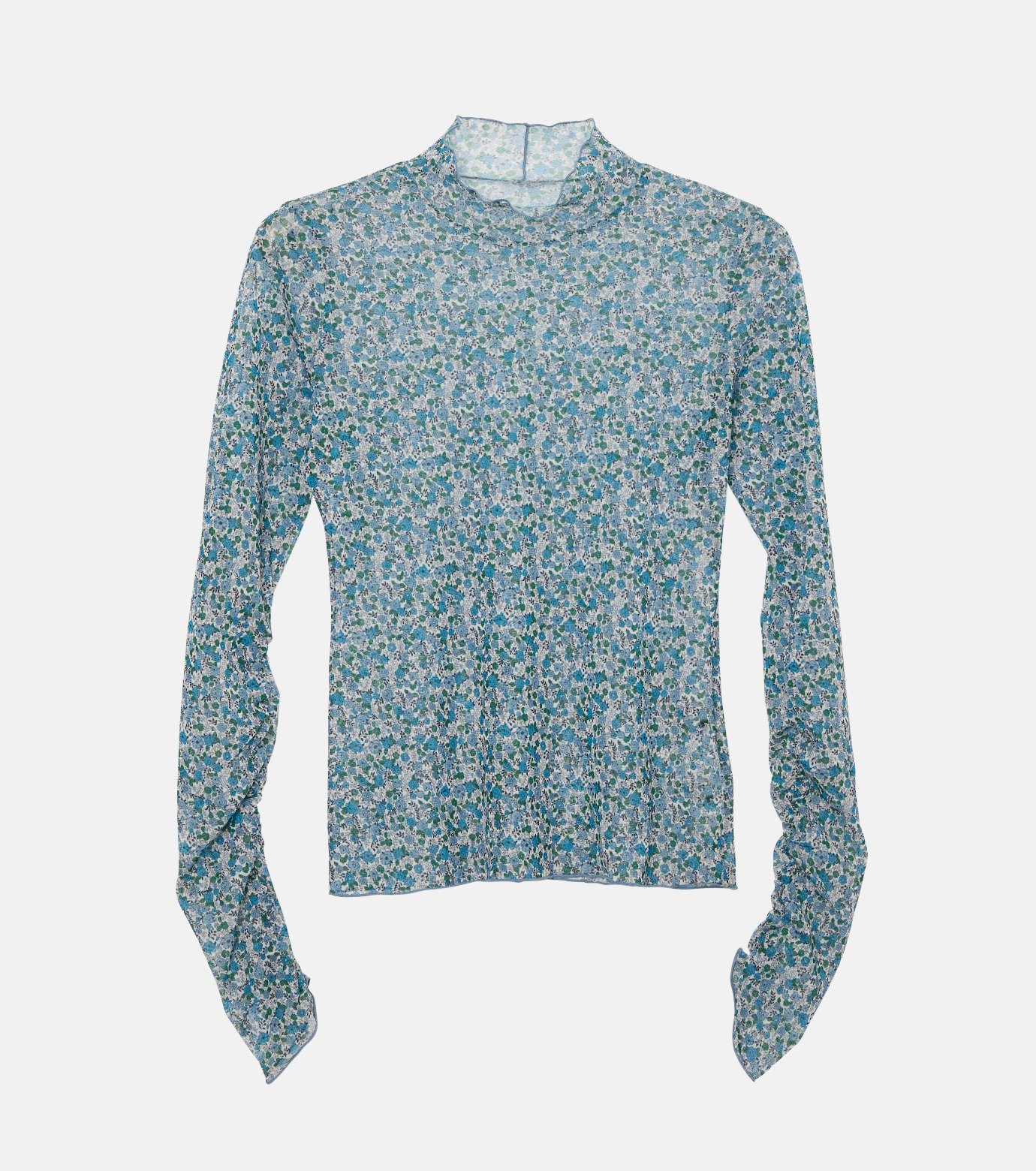 LE CIEL BLEU - ルシェルブルー Wallpaper Flower Print Top ル シェル ブルー - LE CIEL BLEU | Floral Tulle Top-Light | RESTIR