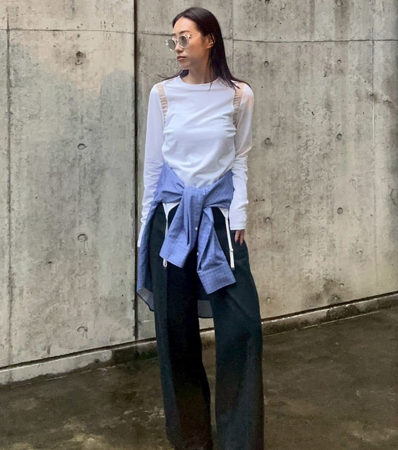 ル シェル ブルー - LE CIEL BLEU | LS Tshirt w/Playful | RESTIR