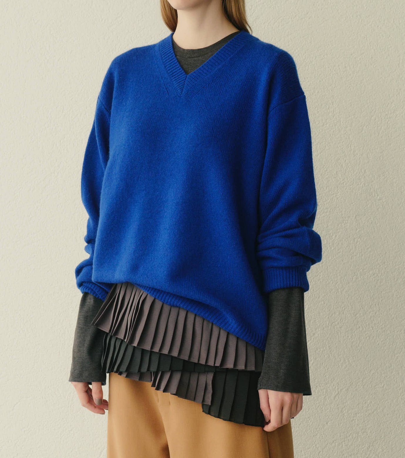 ル シェル ブルー - LE CIEL BLEU | Long Sleeve Jersey Top | RESTIR