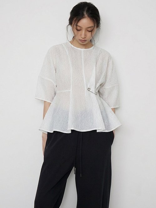ル シェル ブルー - LE CIEL BLEU | Sheer Jacquard | RESTIR リステア