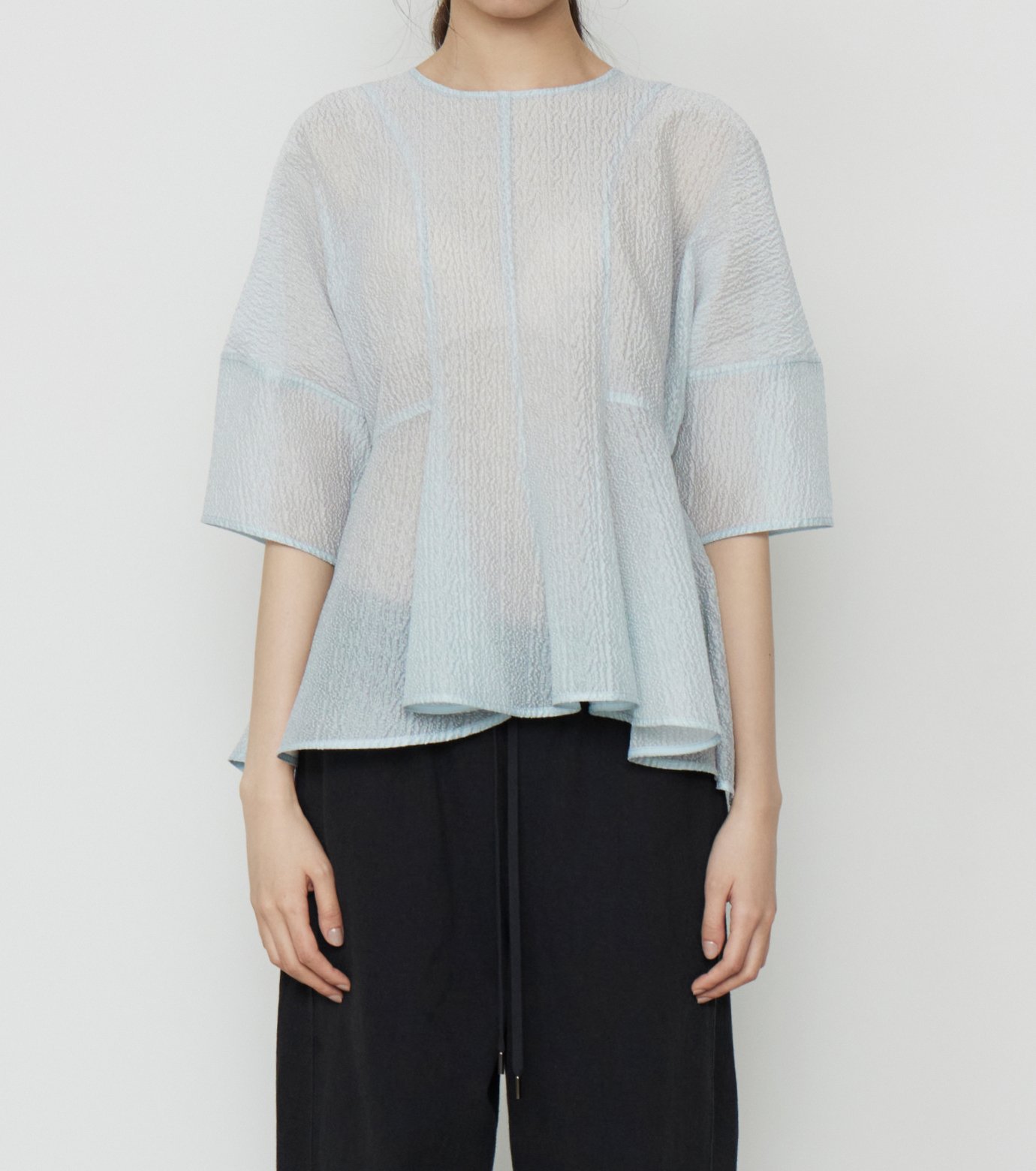 リエ【極美品】 LE CIEL BLEU ル シェル ブルー - LE CIEL BLEU | High Waist Pants-Navy-34の