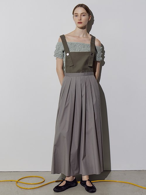 ルシェルブルー　38 スパンコール　ブラック ル シェル ブルー - LE CIEL BLEU | Oxford Midi Dress-Black-38