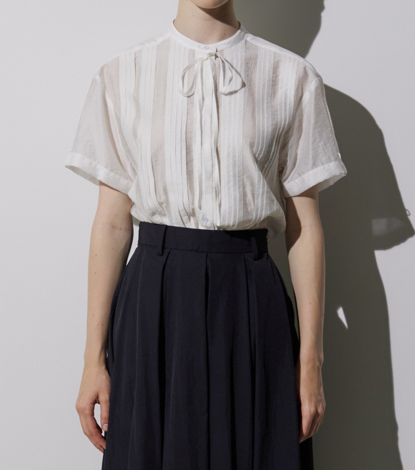 LE CIEL BLEU - LE CIEL BLEU◾Back Concious Shirt◾新品未使用 ルシェルブルー - LE CIEL BLEU - SHIRTS | RESTIR リステア