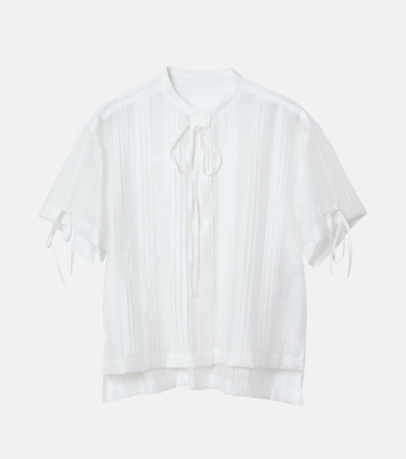 cielbleu様 ル シェル ブルー - LE CIEL BLEU | Pleated Shirt-White-36の