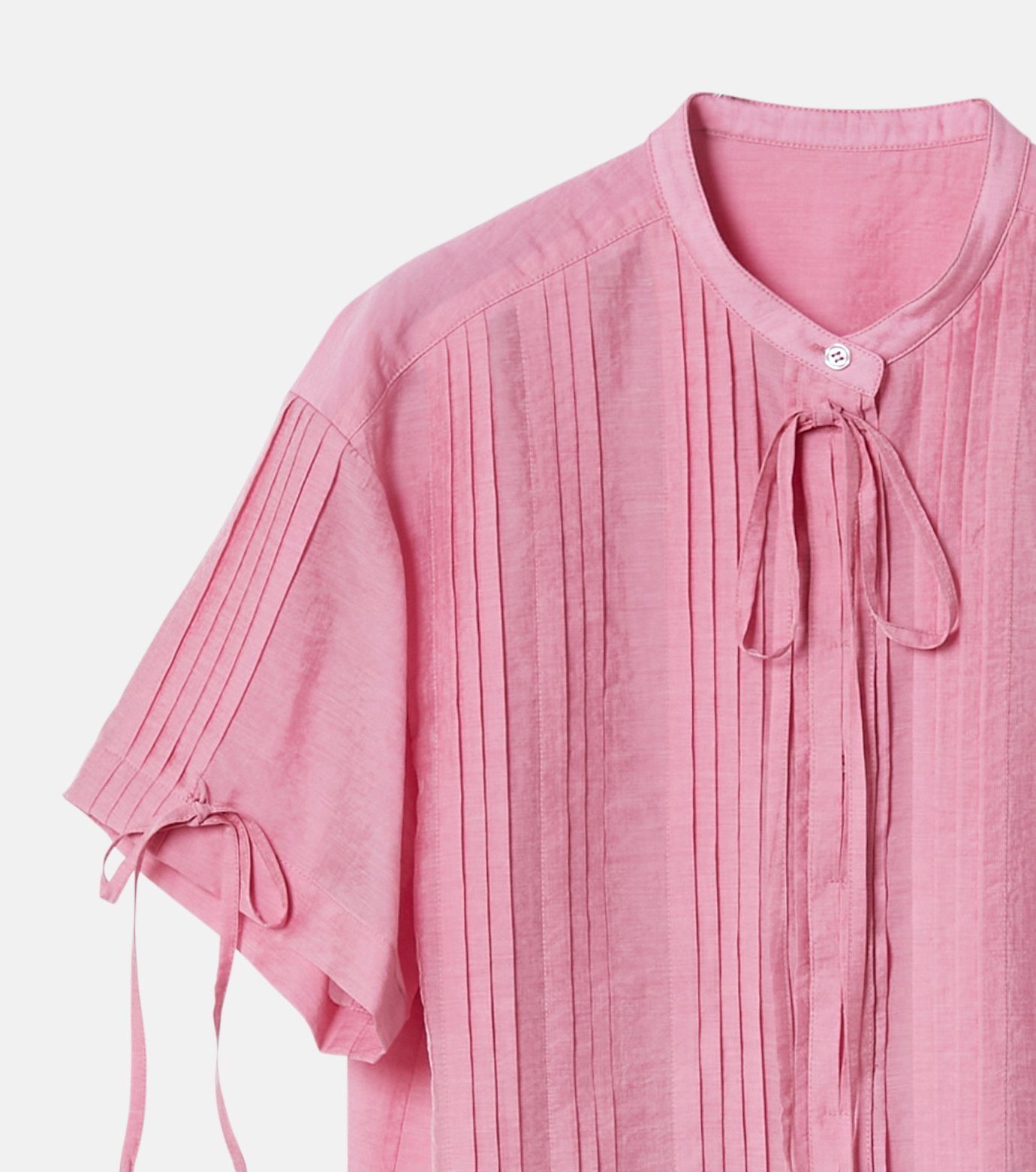 LE CIEL BLEU - ナ－－－ルシェルブルー★High Neck Shirt ル シェル ブルー - LE CIEL BLEU | High Neck Shirt-White-36の