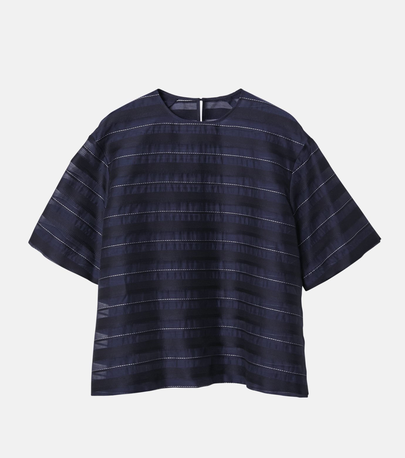 リエ【極美品】 LE CIEL BLEU ル シェル ブルー - LE CIEL BLEU | Jacquard Sheer Stripe