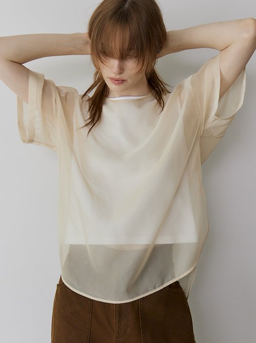 LE CIEL BLEU - le ciel bleu トップス ルシェルブルー - LE CIEL BLEU - SHIRTS | RESTIR リステア