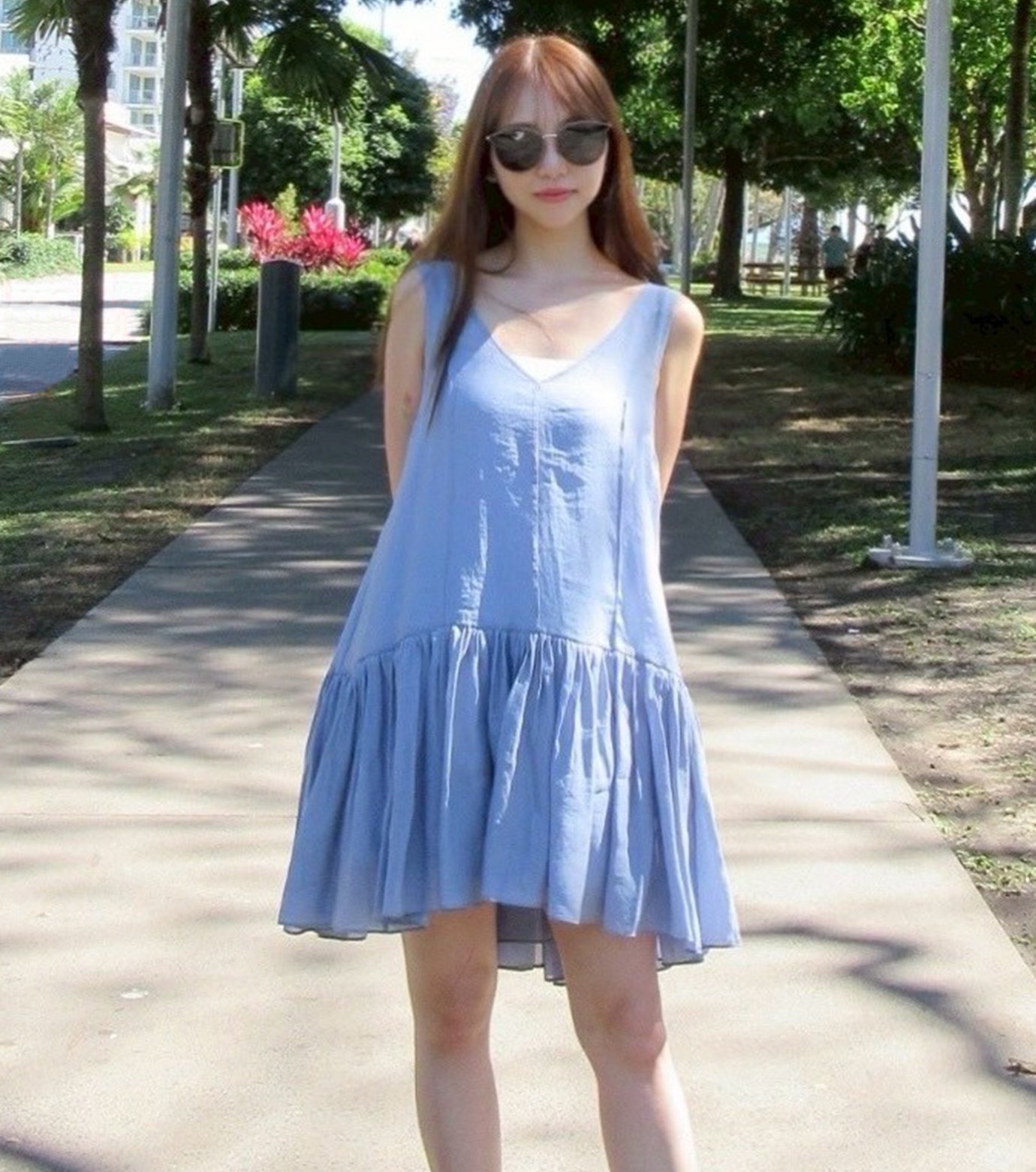 ル シェル ブルー - LE CIEL BLEU | Organza Back-Bow Detail | RESTIR