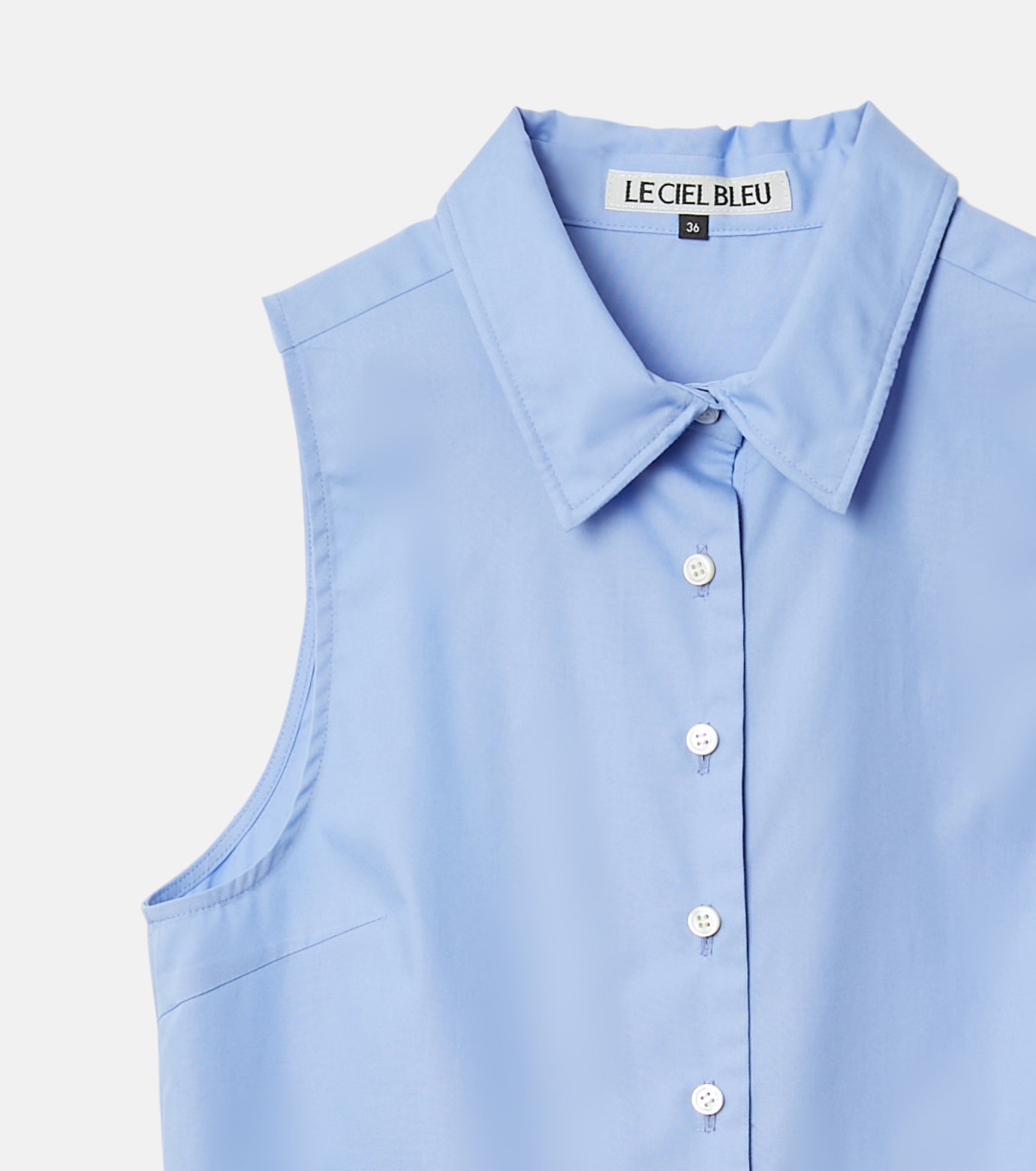 Layerd Vest 新品タグ付き　ルシェルブルー LE CIEL BLEU（ルシェルブルー）の「レイヤードベスト / Layerd