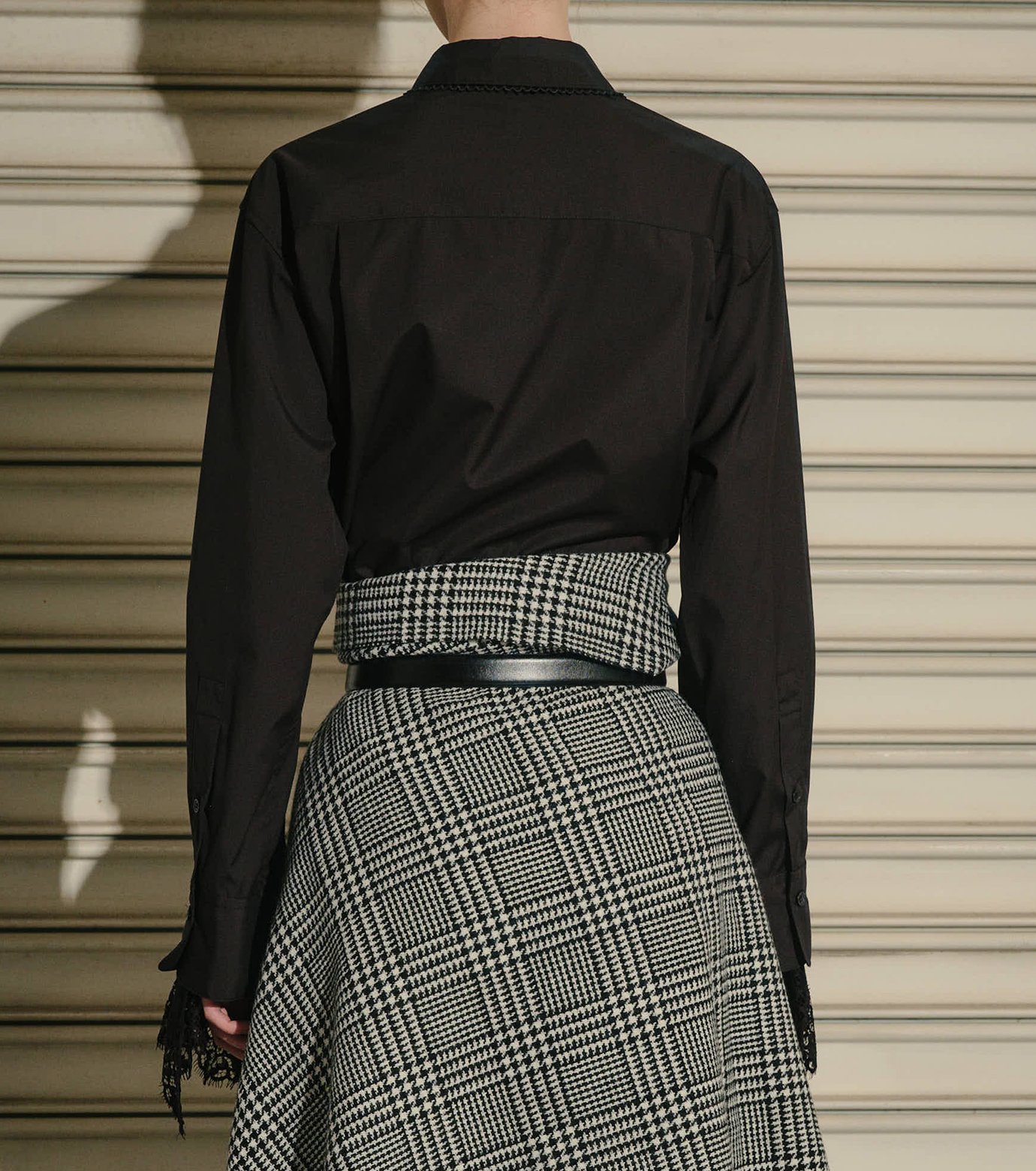 ル シェル ブルー - LE CIEL BLEU | Voile Shirt w/Detachable Lace