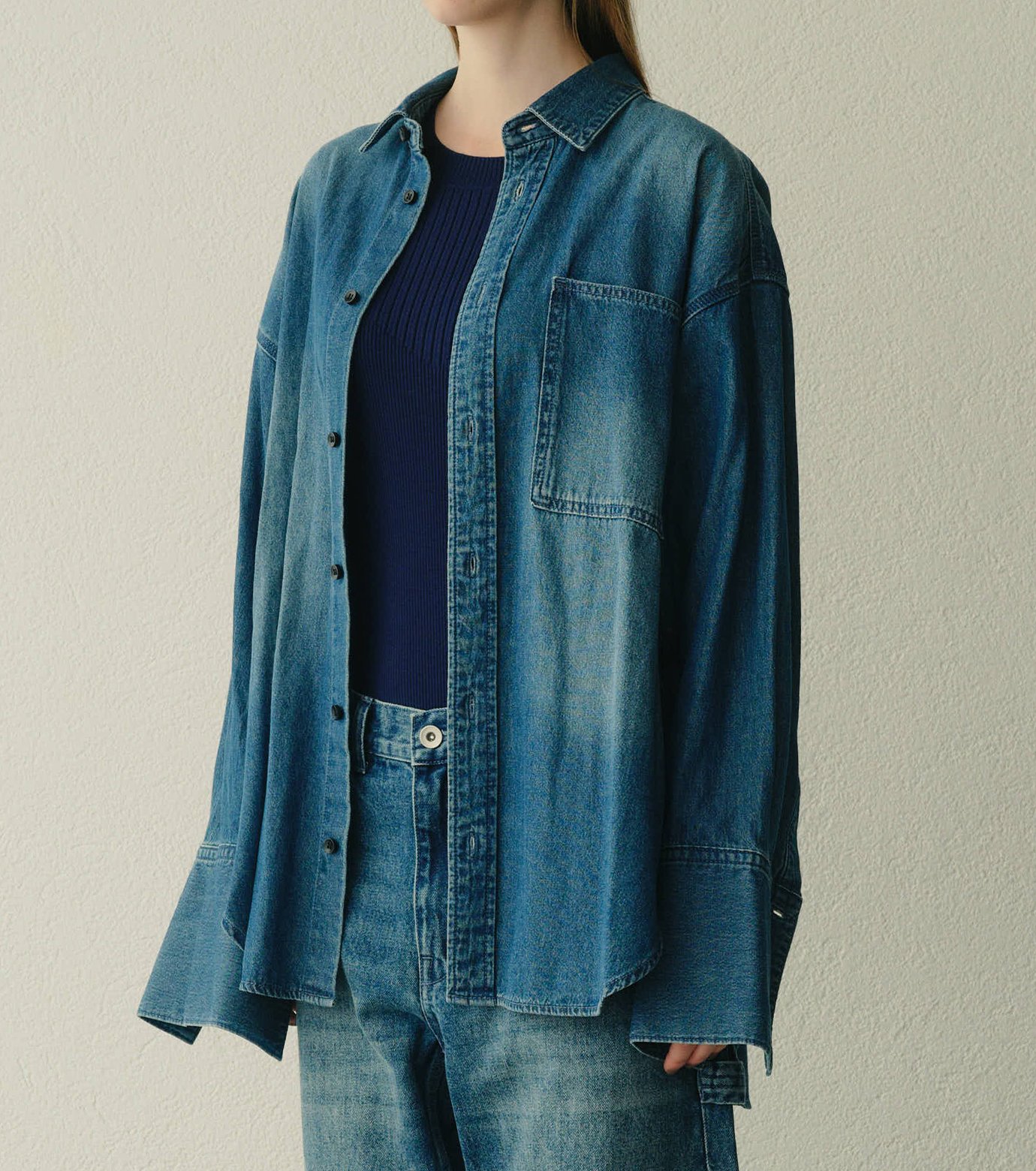 ル シェル ブルー - LE CIEL BLEU | Denim Oversized | RESTIR リステア