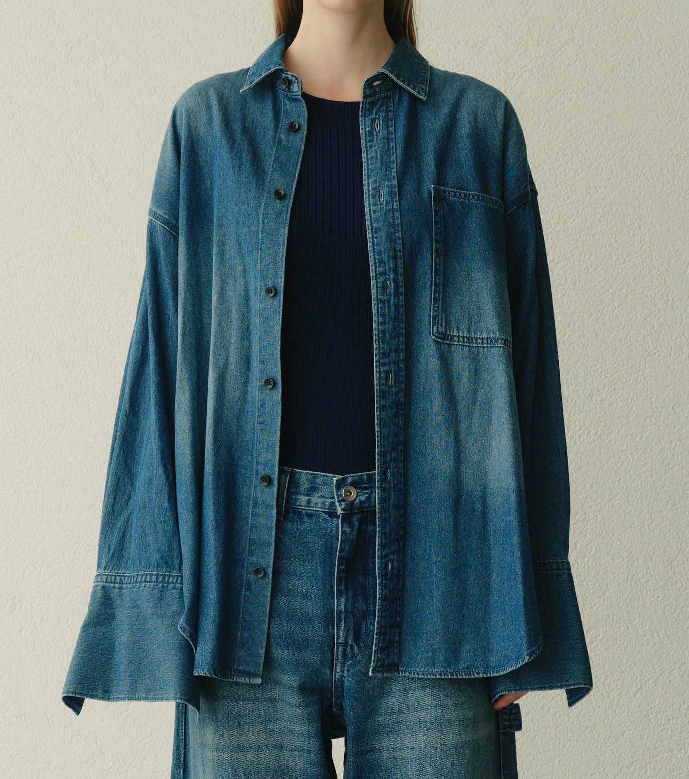 ル シェル ブルー - LE CIEL BLEU | Denim Oversized | RESTIR リステア