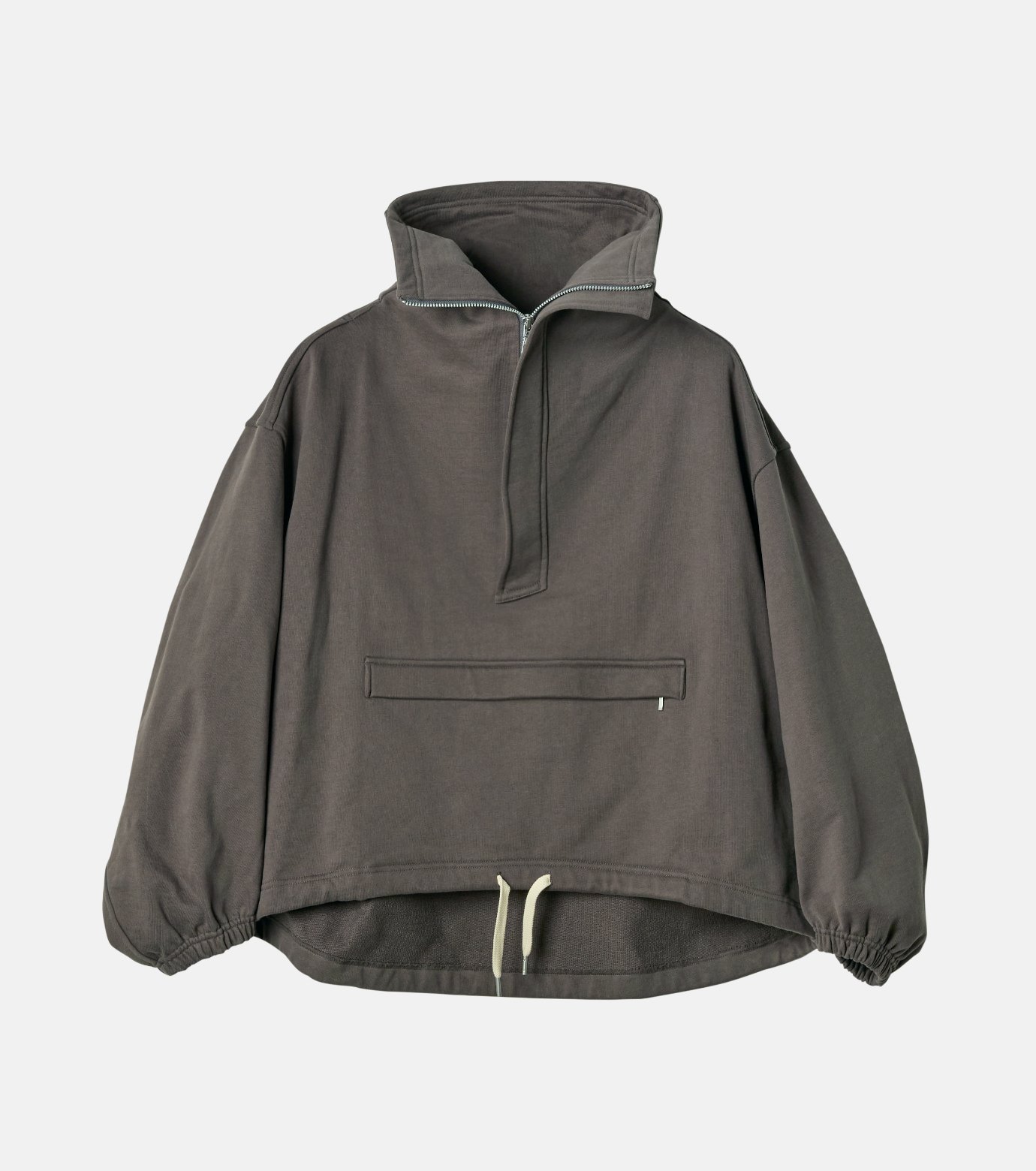 ル シェル ブルー - LE CIEL BLEU | Anorak Sweatshirt-Charcoal