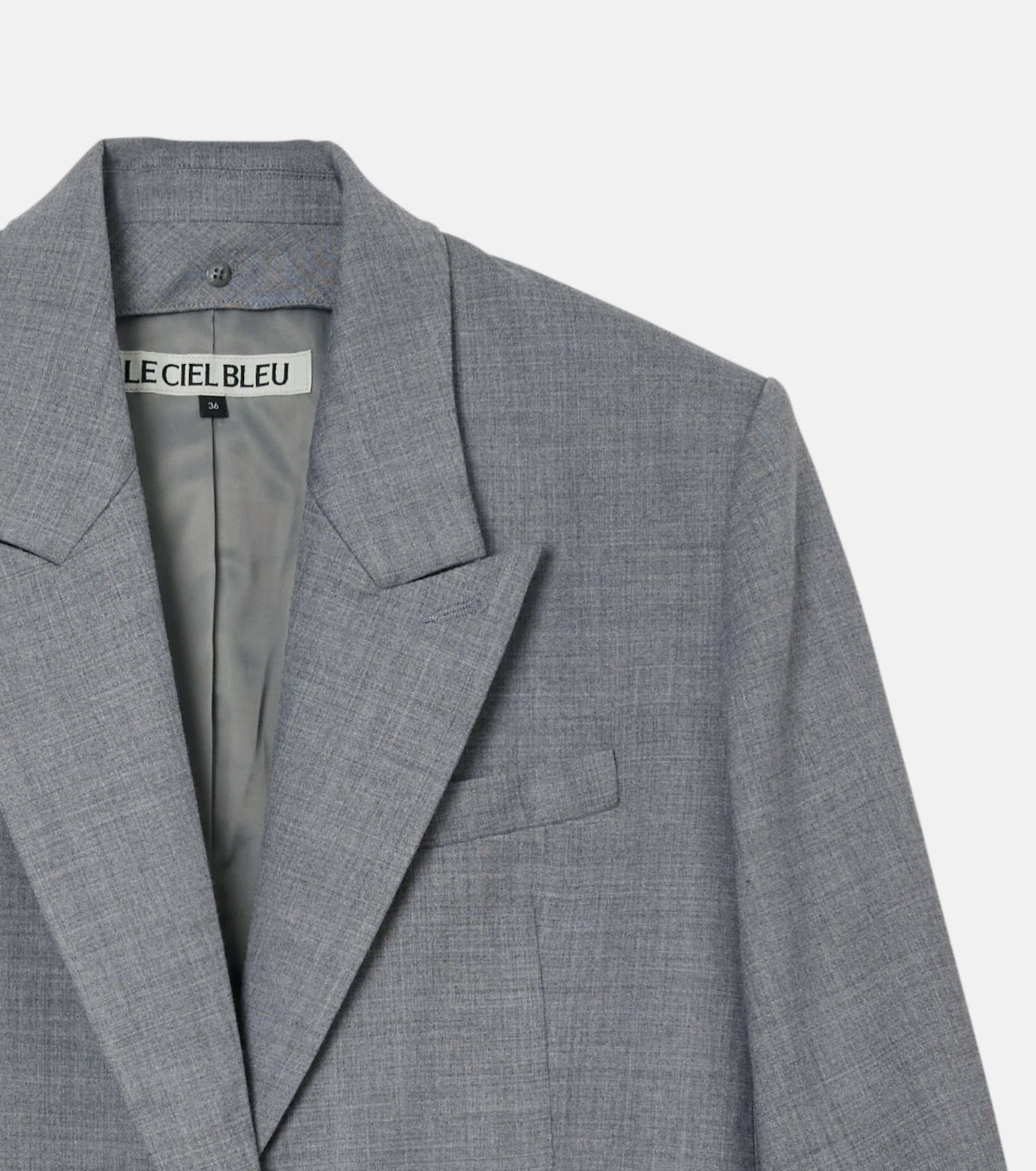 ル シェル ブルー - LE CIEL BLEU | Tailored Jacket w/Removable