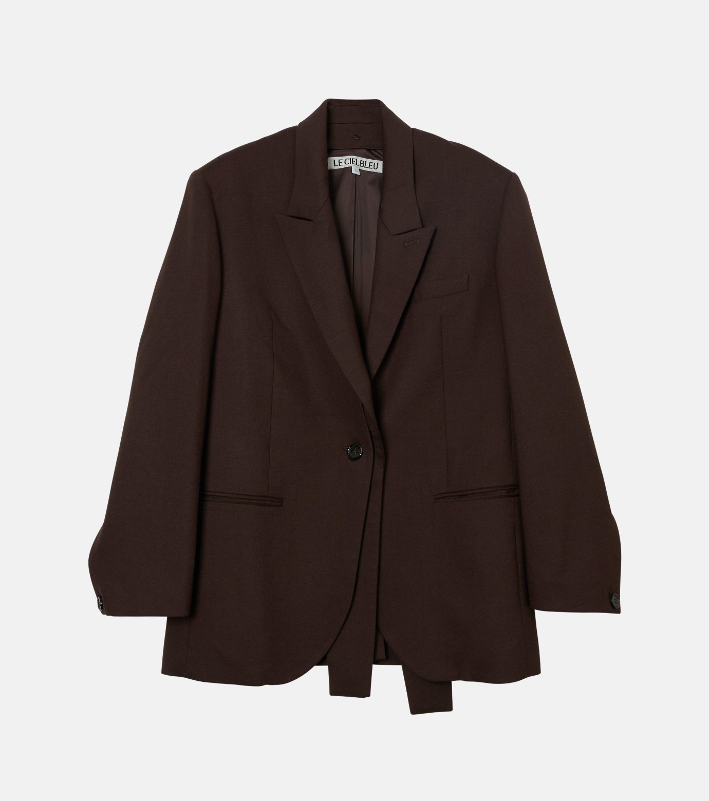 ル シェル ブルー - LE CIEL BLEU | Tailored Jacket w/Removable