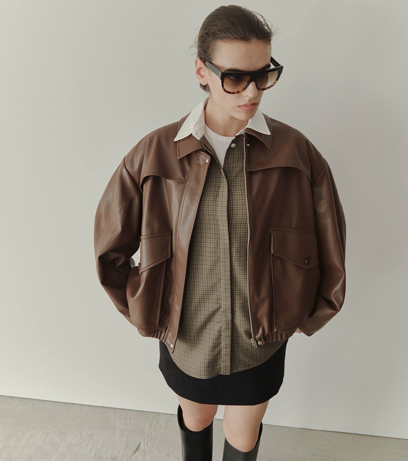 ル シェル ブルー - LE CIEL BLEU | Faux Leather | RESTIR リステア