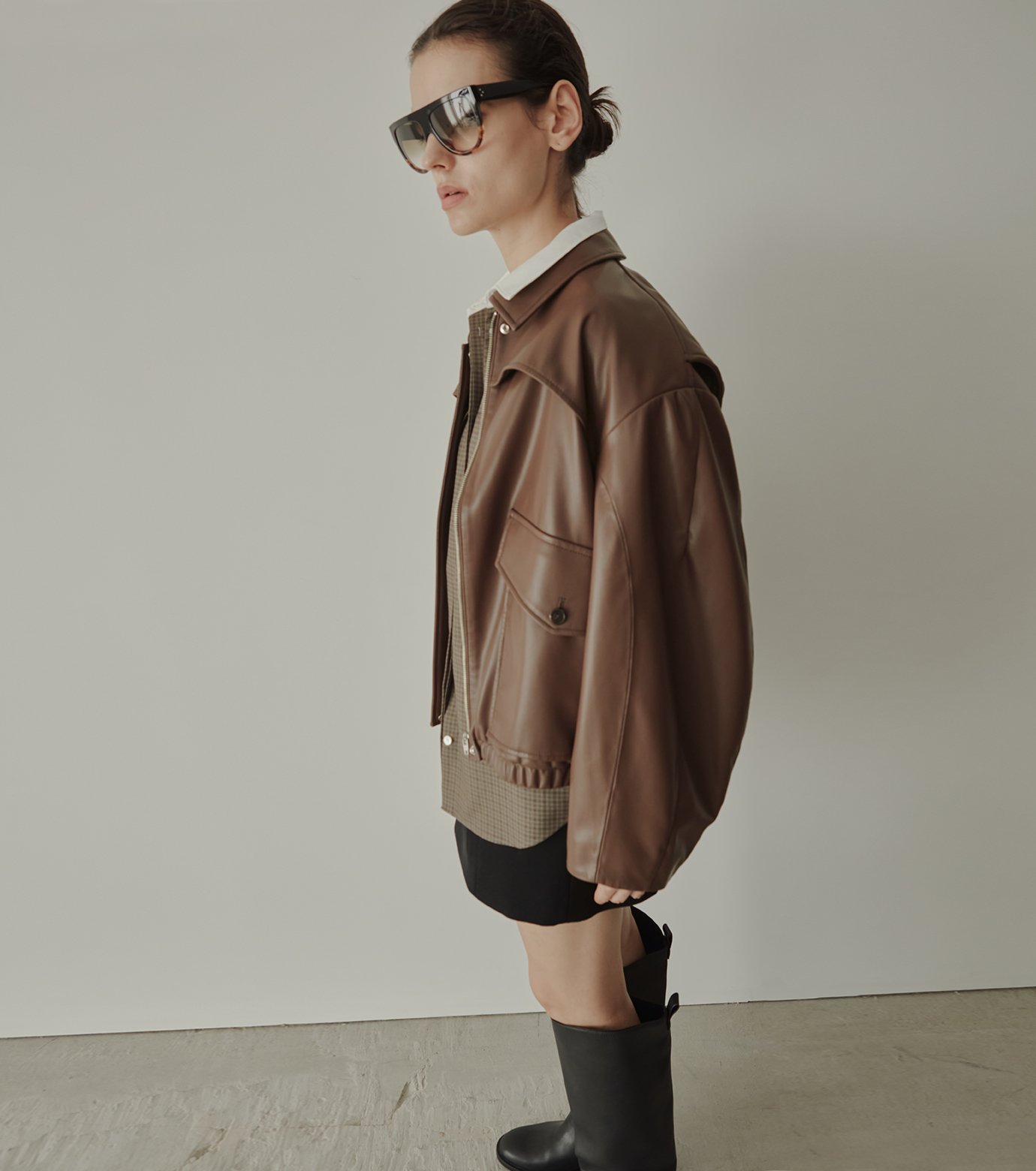 ル シェル ブルー - LE CIEL BLEU | Faux Leather | RESTIR リステア