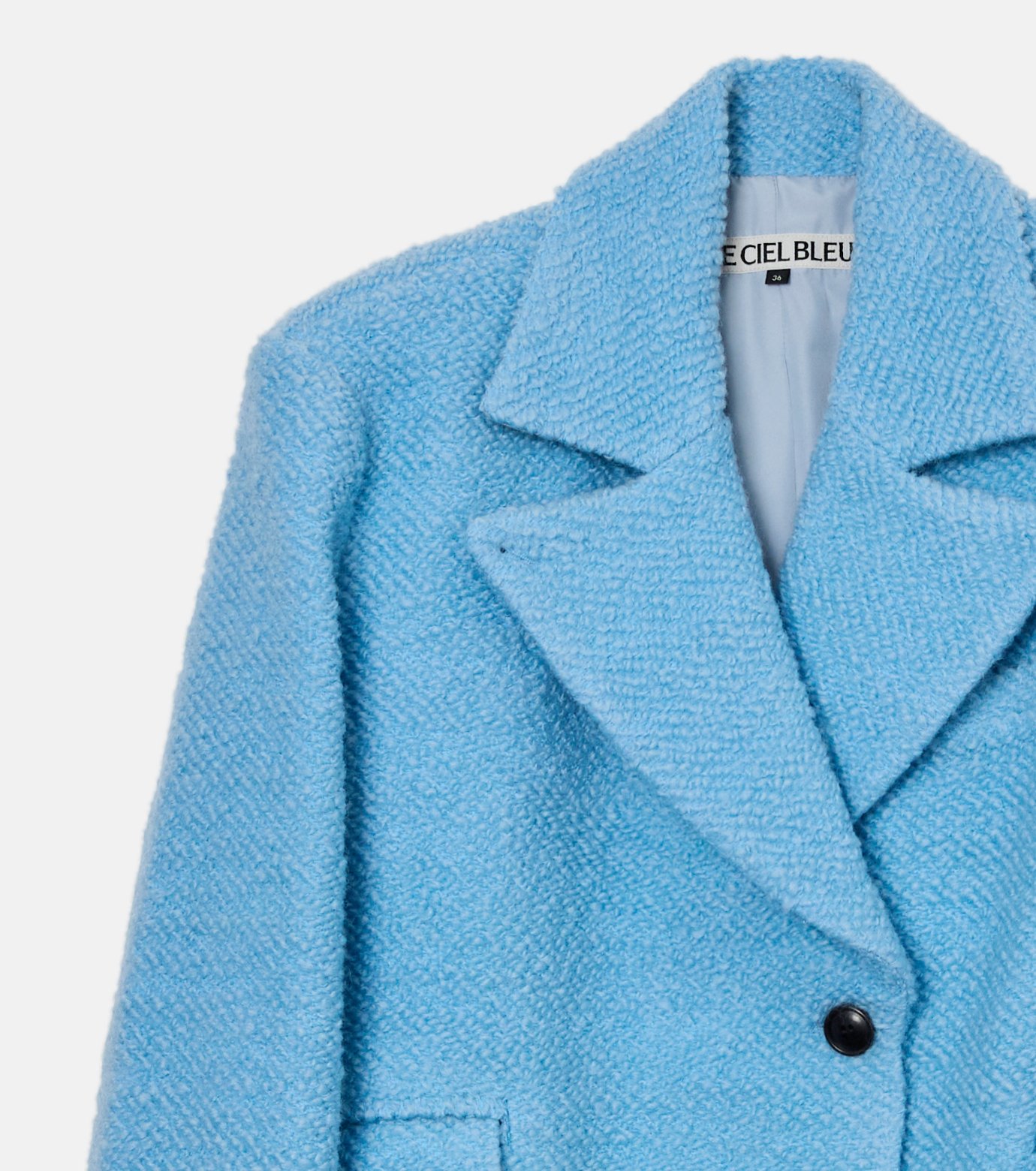 ル シェル ブルー - LE CIEL BLEU | Roving Tweed Oversized | RESTIR