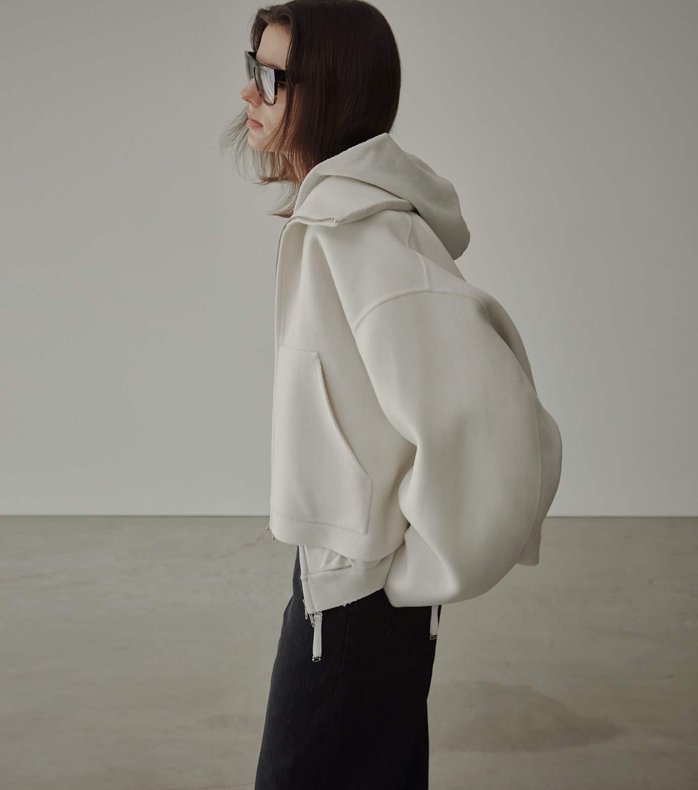 ル シェル ブルー - LE CIEL BLEU | Zip-Up Double-Face | RESTIR リステア