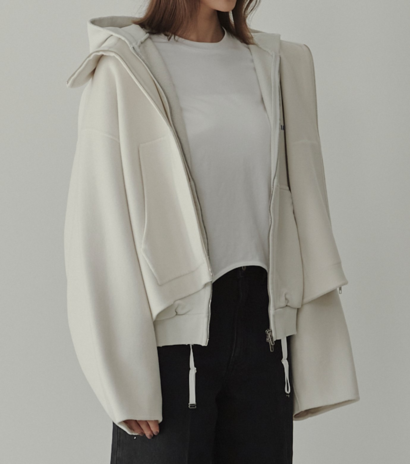 ル シェル ブルー - LE CIEL BLEU | Zip-Up Double-Face | RESTIR リステア