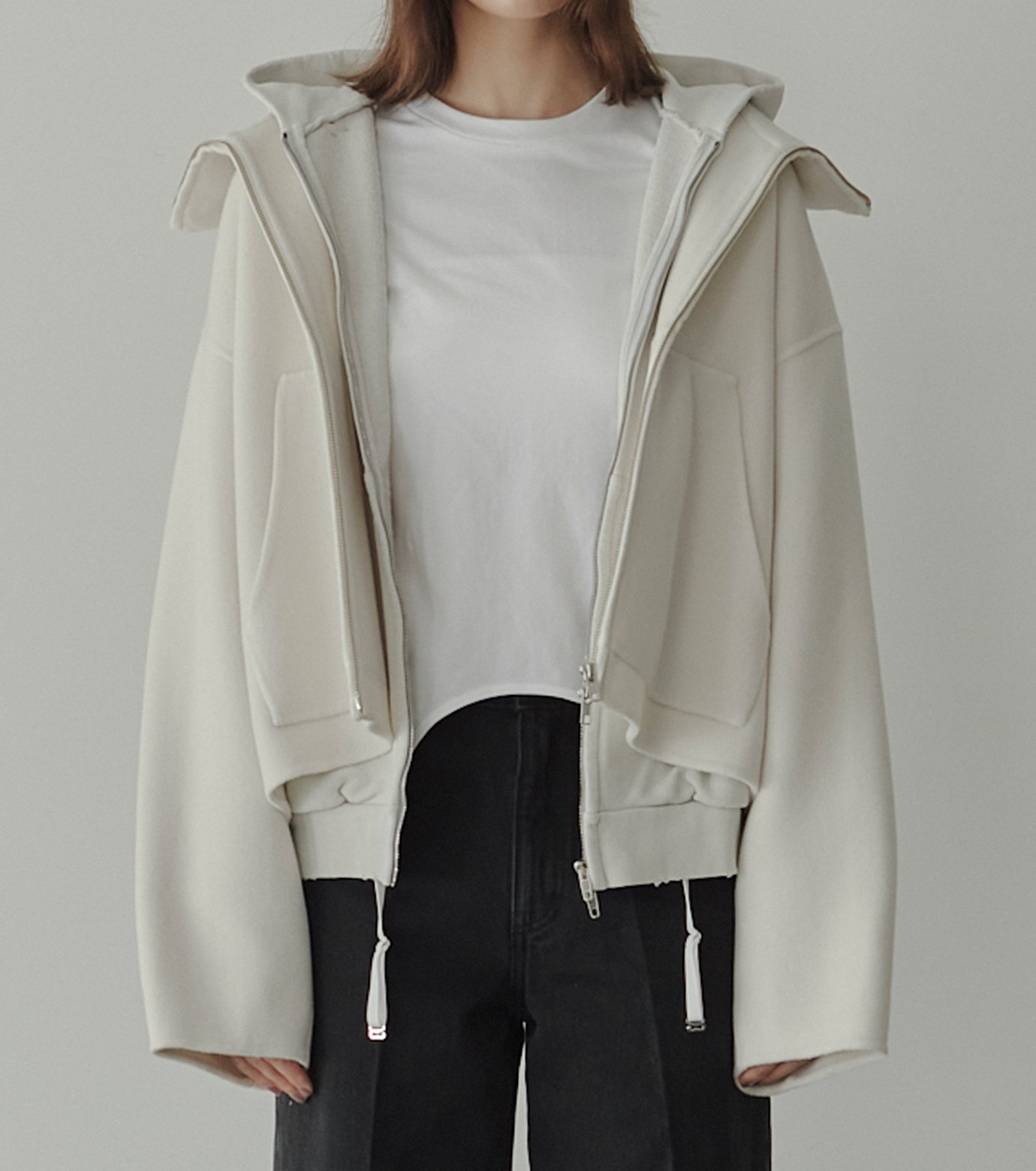 ル シェル ブルー - LE CIEL BLEU | Zip-Up Double-Face | RESTIR リステア