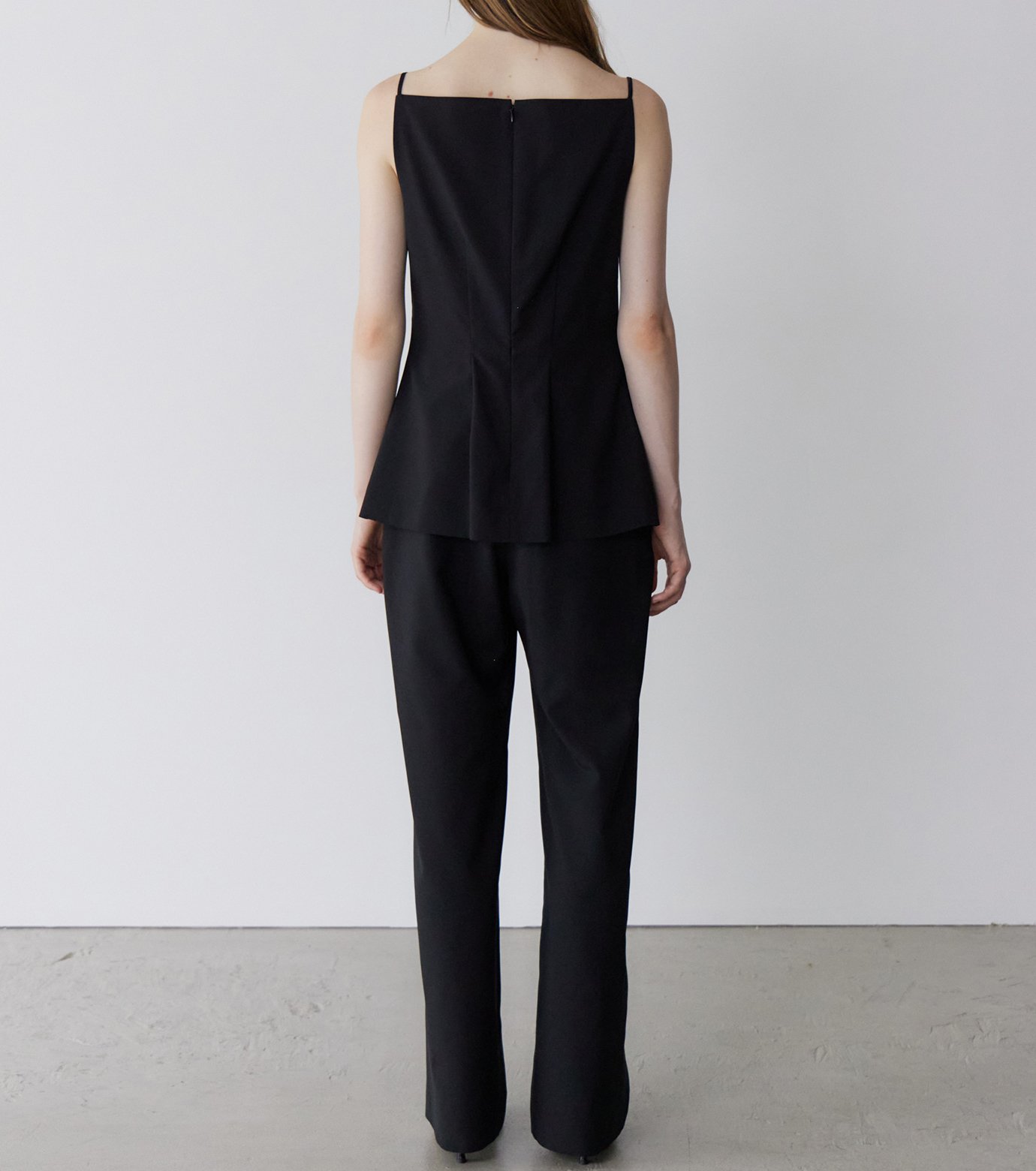 ル シェル ブルー - LE CIEL BLEU | Suiting Jumpsuit-Black-36