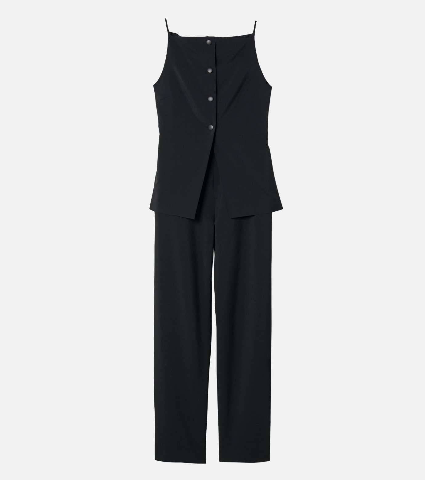 LE CIEL BLEU セットアップ ♡38 ル シェル ブルー - LE CIEL BLEU | Suiting Jumpsuit-Black-38