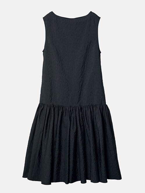 Abstract Flower Jacquard Dress