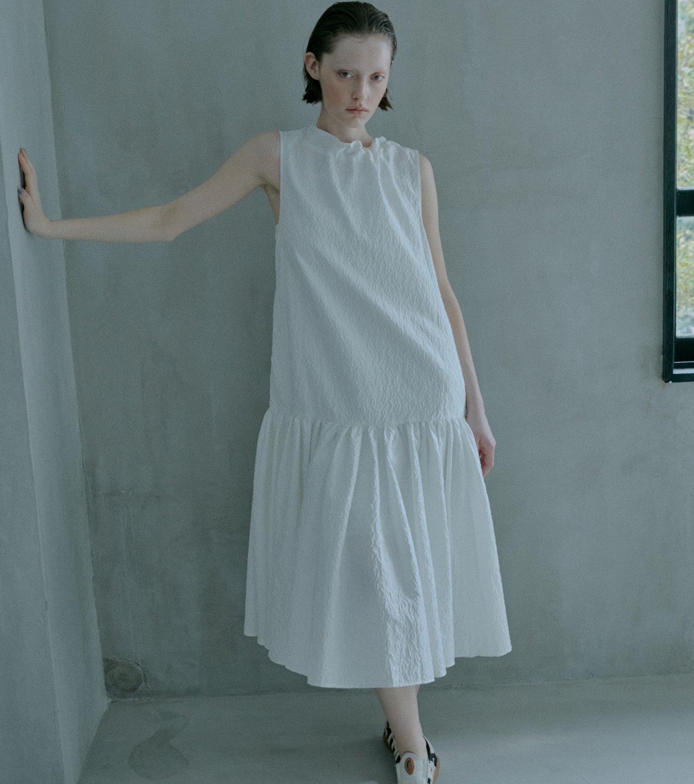 ル シェル ブルー - LE CIEL BLEU | Abstract Flower Jacquard