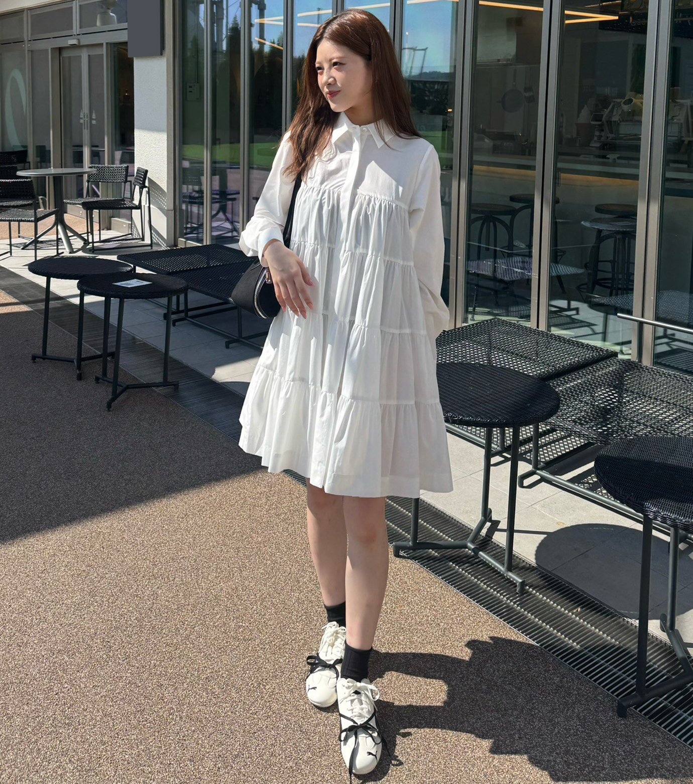ル シェル ブルー - LE CIEL BLEU | Dramatic Gathered Shirt | RESTIR