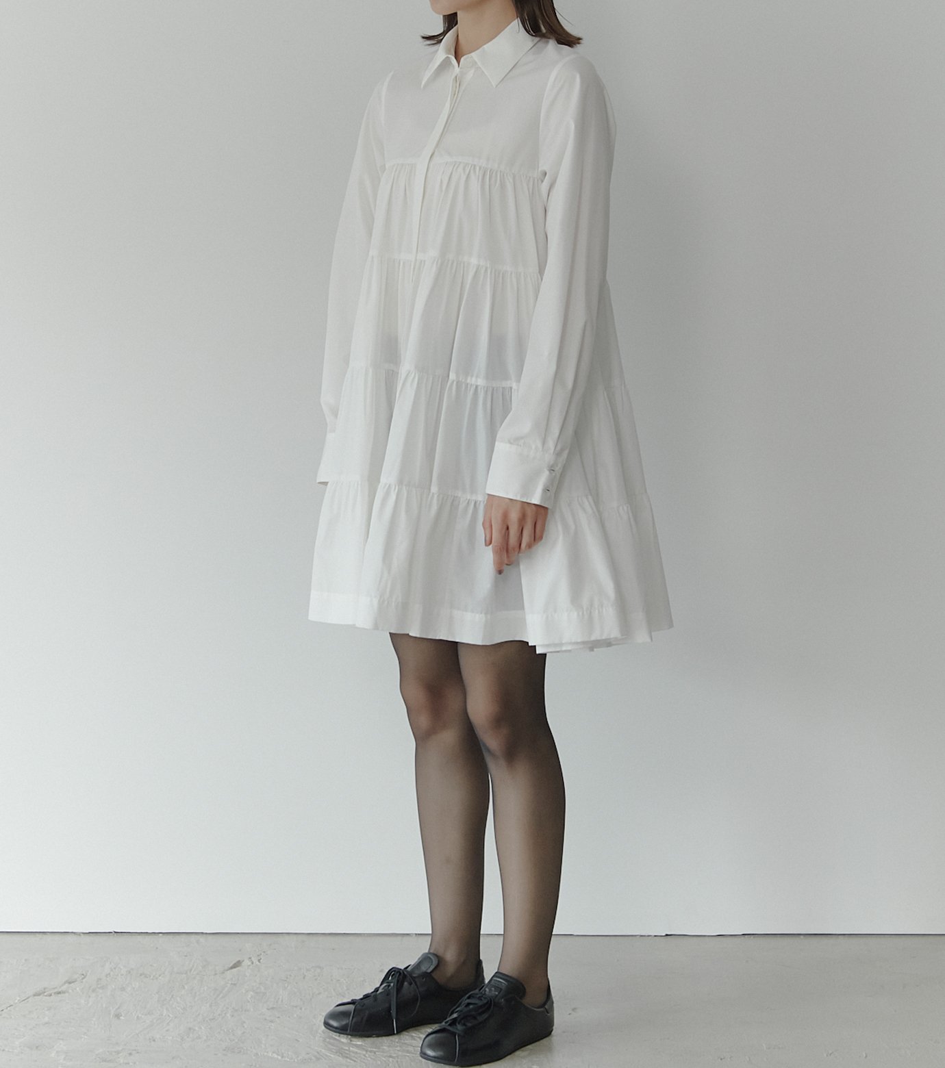 ル シェル ブルー - LE CIEL BLEU | Dramatic Gathered Shirt | RESTIR