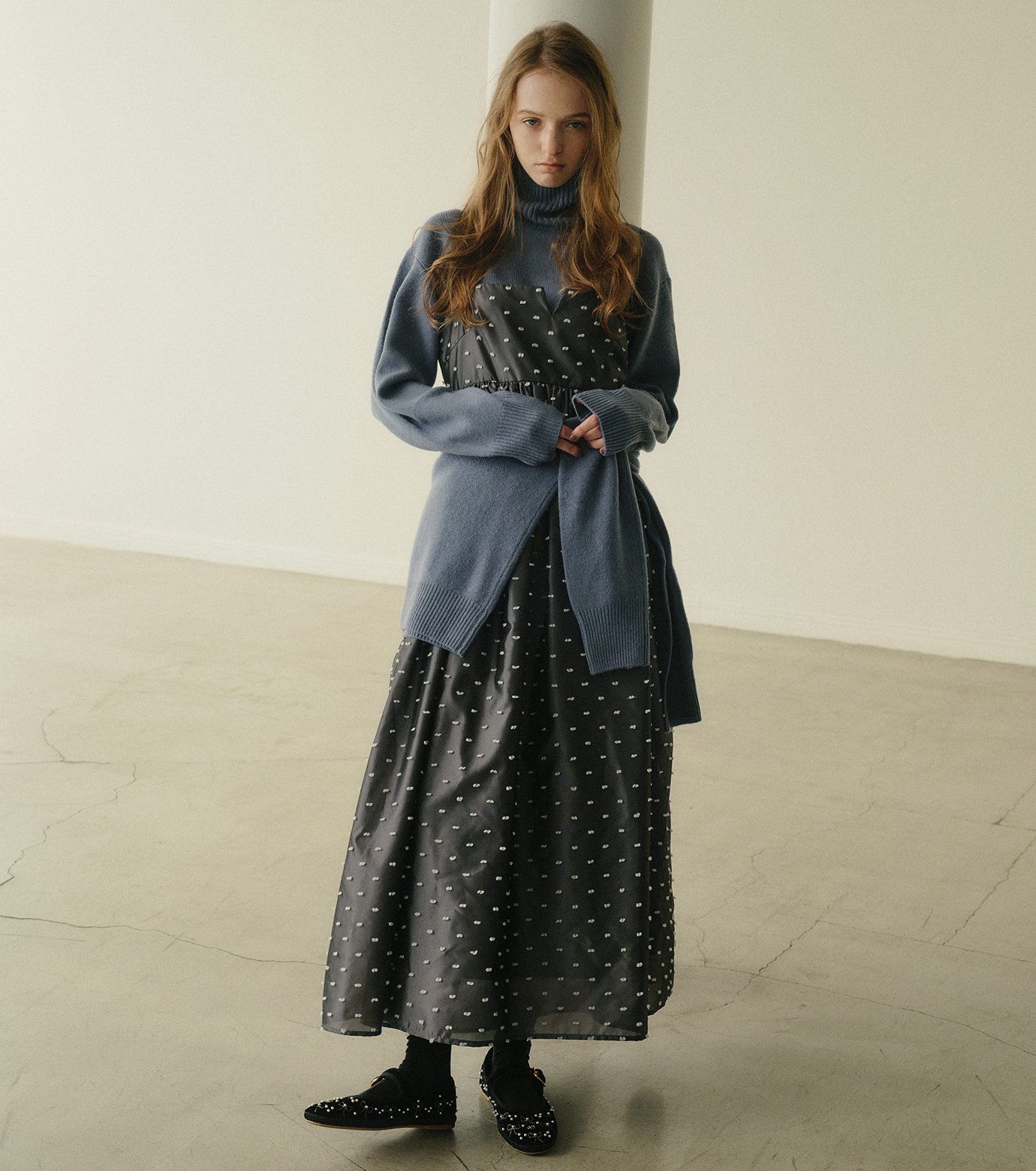 ル シェル ブルー - LE CIEL BLEU | Jacquard Cami | RESTIR リステア