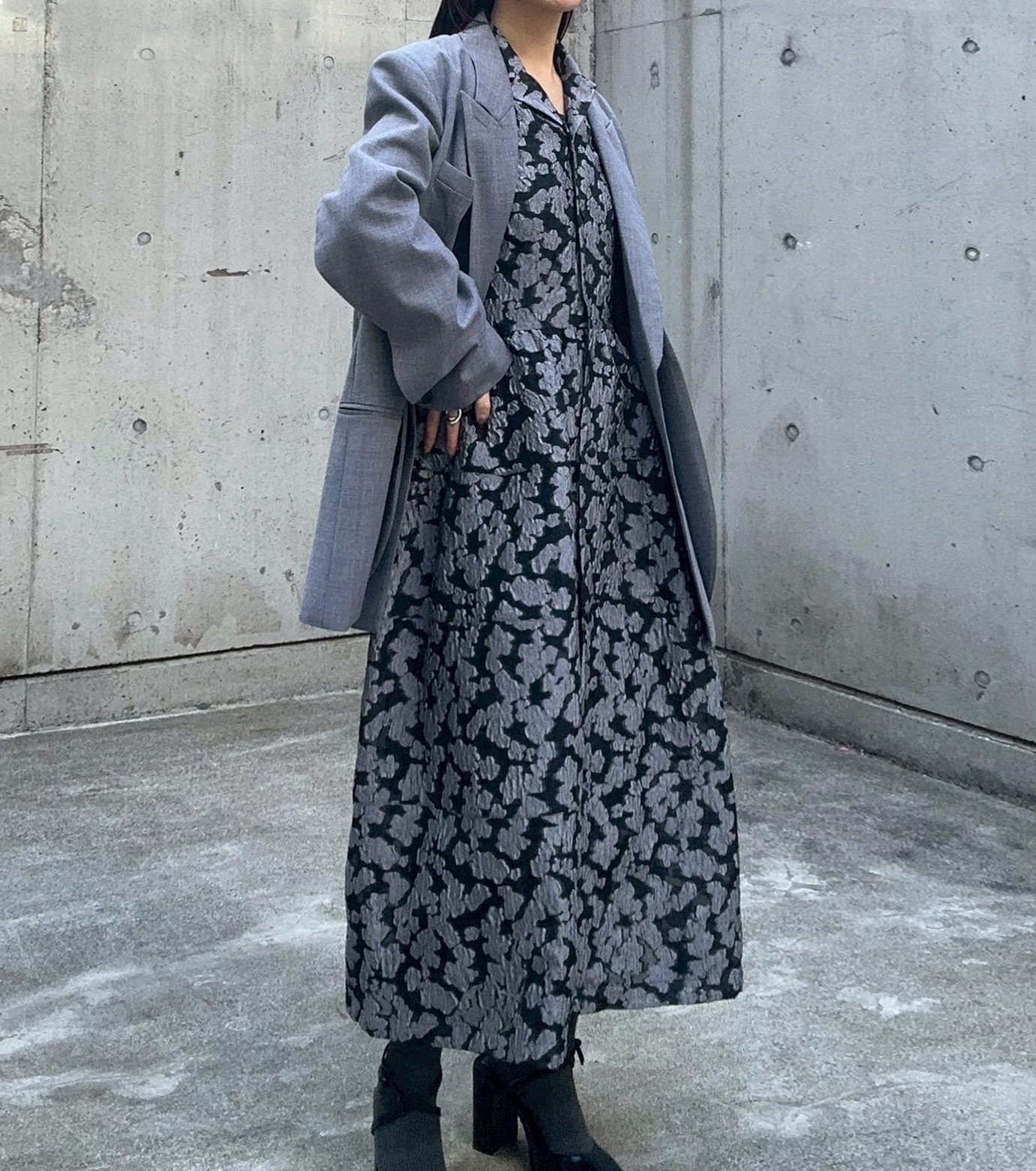 ル シェル ブルー - LE CIEL BLEU | Classic Sheer Jacquard | RESTIR