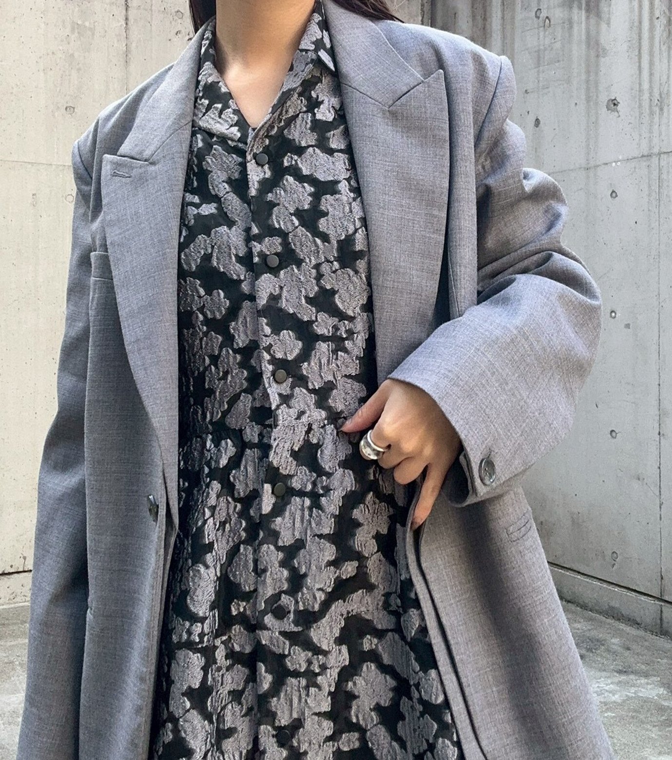 ル シェル ブルー - LE CIEL BLEU | Classic Sheer Jacquard | RESTIR
