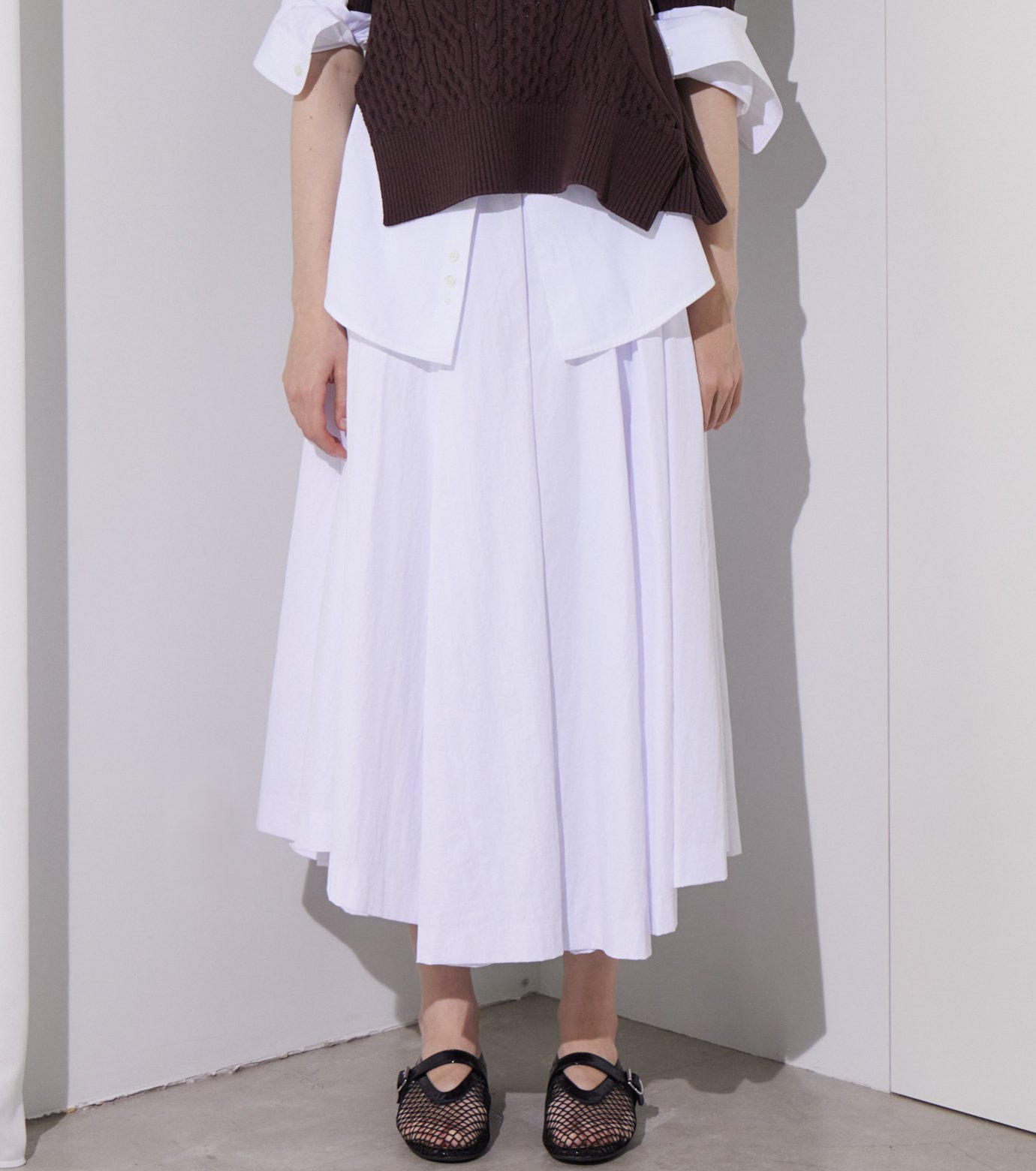 ル シェル ブルー - LE CIEL BLEU | Taffeta Midi | RESTIR リステア