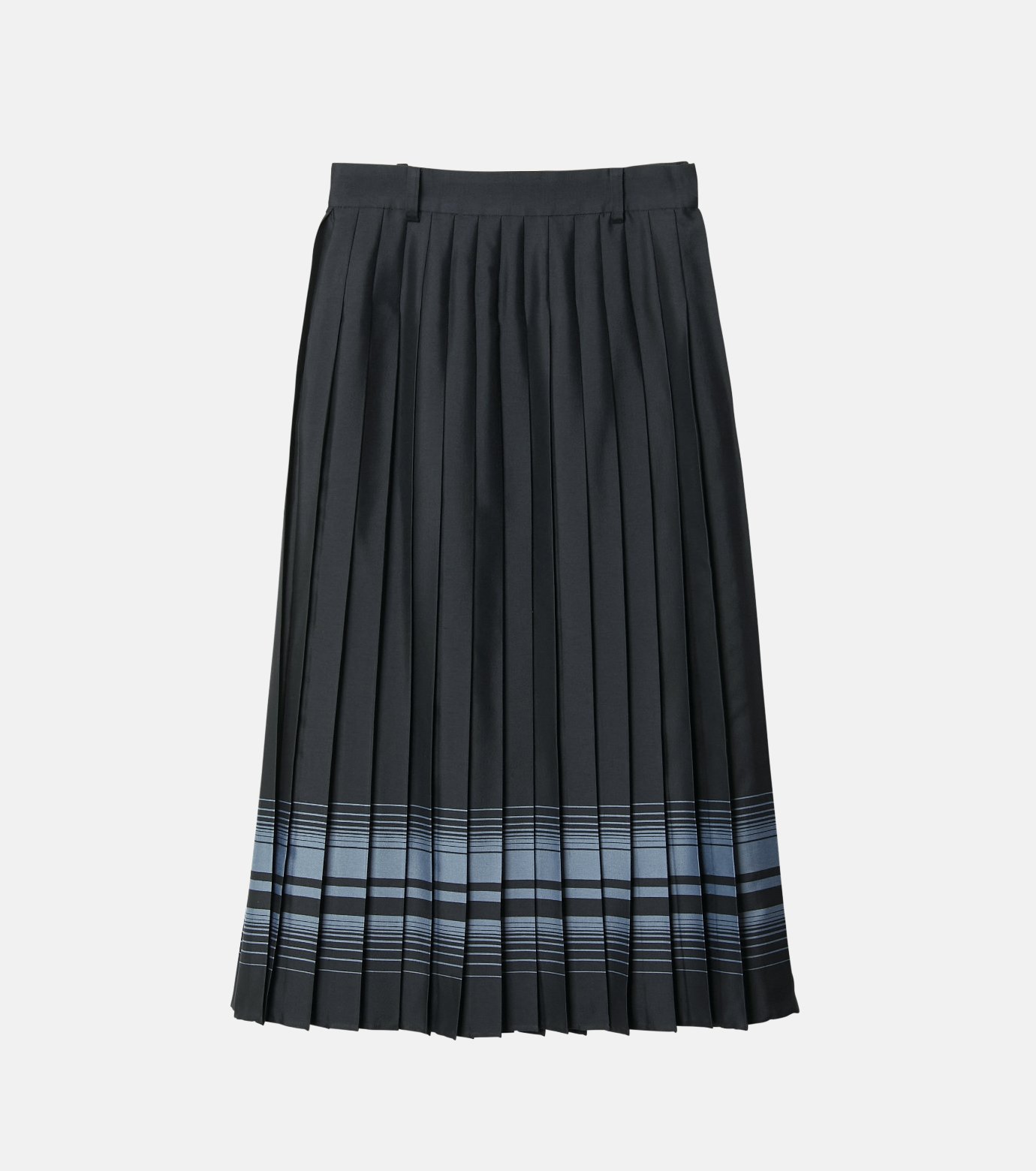 ル シェル ブルー - LE CIEL BLEU | Pleated Skirt w/Multi-Striped