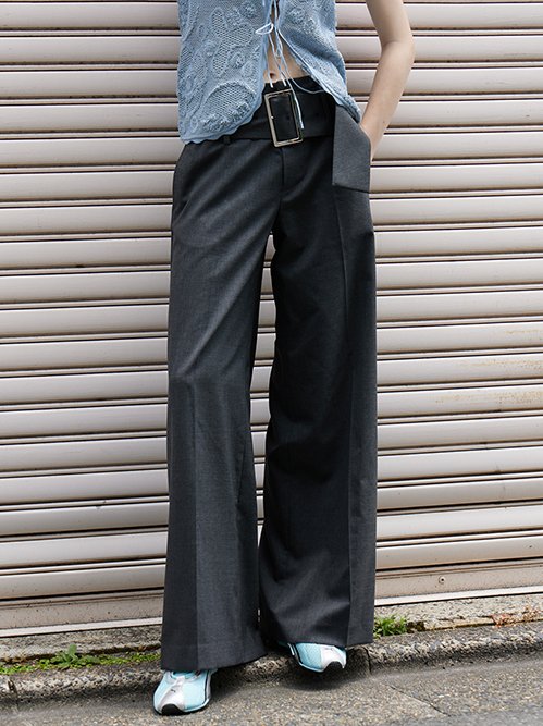 LE CIEL BLEU Shirt Paneled Cardigan 異素材切替カーディガン 2019SS ブラック×ネイビー サイズ：36 (新潟 LE CIEL BLEU Shirt Paneled Cardigan 異素材切替カーディガン