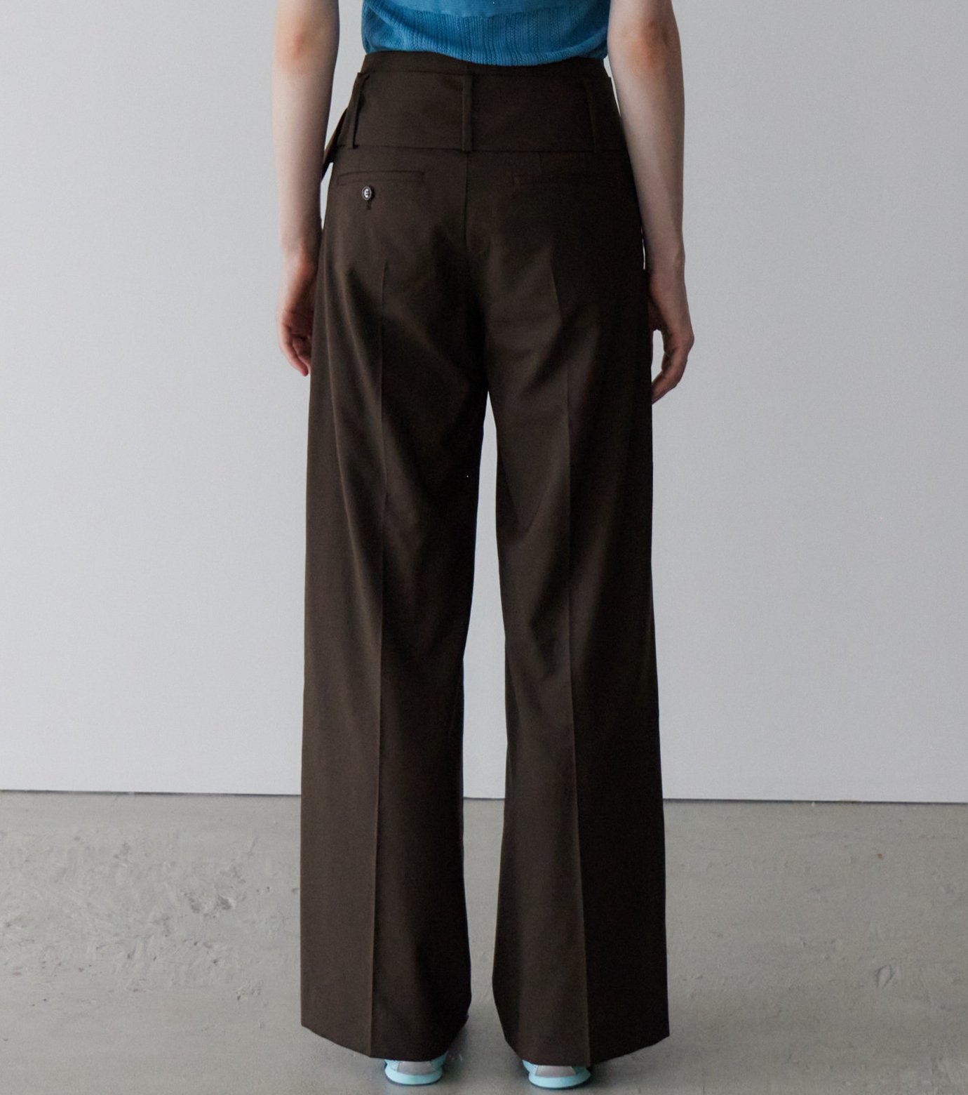 パンツ iRENE Summer Wool Trousers LE CIEL BLEU IRENE Summer Wool Trousers