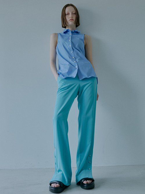 再値下げ❤️LE CIEL BLEU ルシエルブルー タフタシャーリングトップス黒 ル シェル ブルー - LE CIEL BLEU | Gradation Shirt | RESTIR