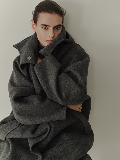 Hooded Double-Face Coat