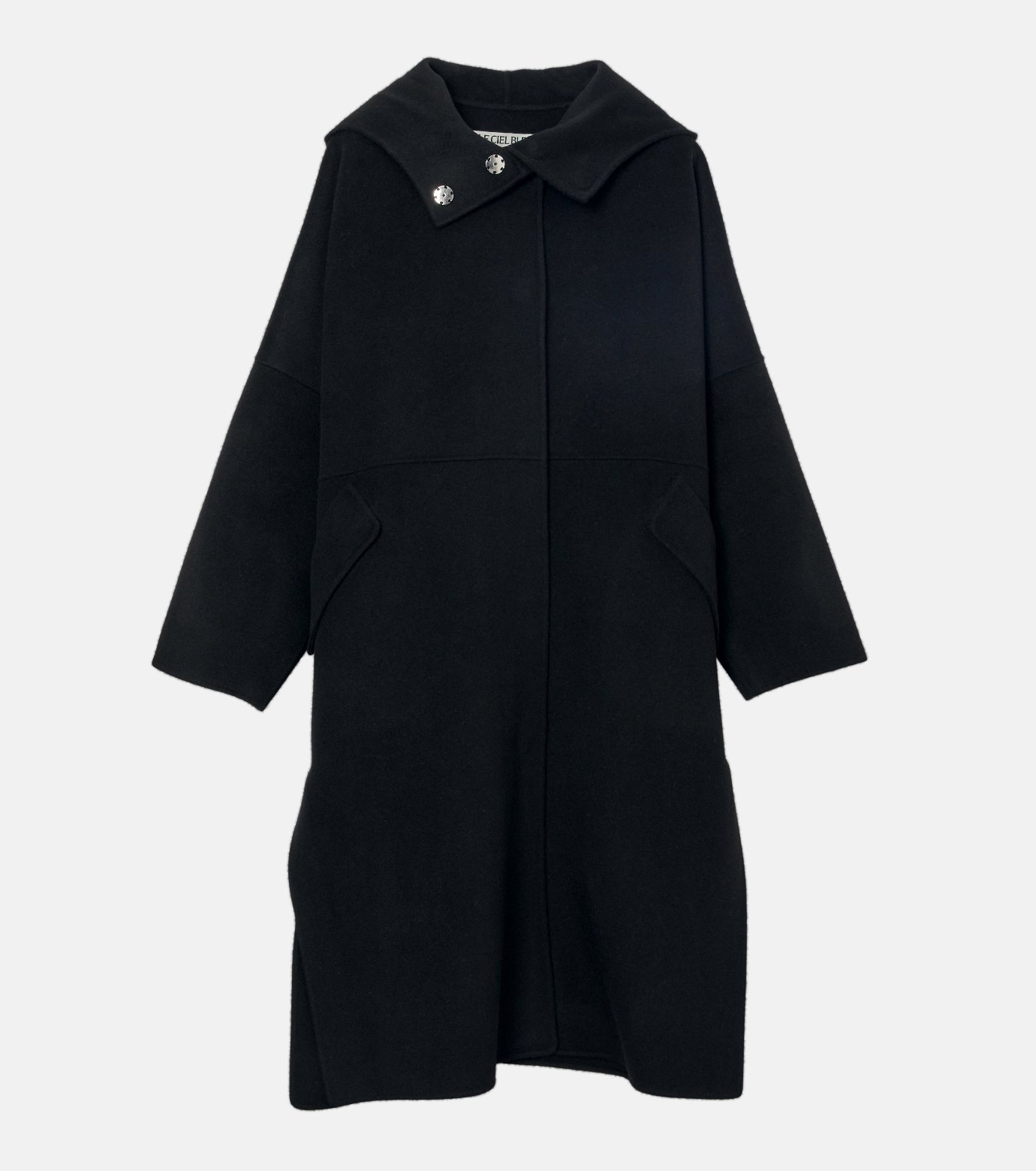 LE CIEL BLEU Hooded Double-Face Coat