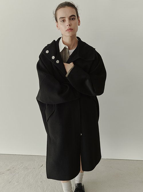 Hooded Double-Face Coat