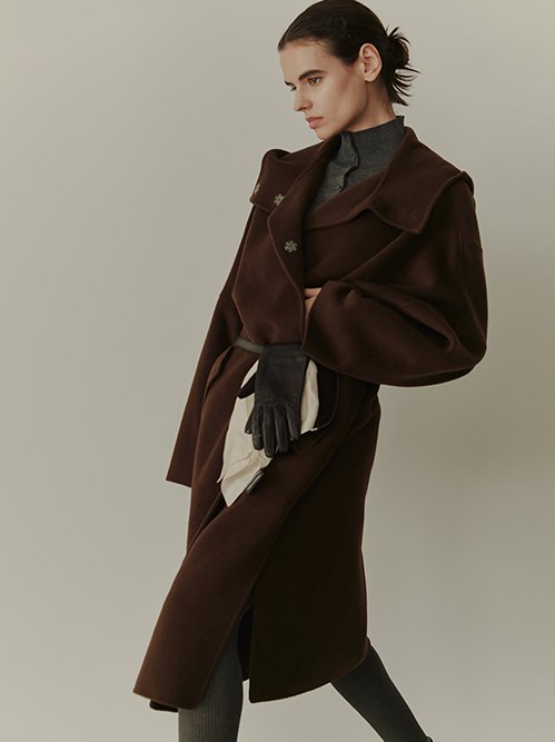 Hooded Double-Face Coat