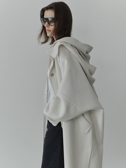 Hooded Double-Face Coat
