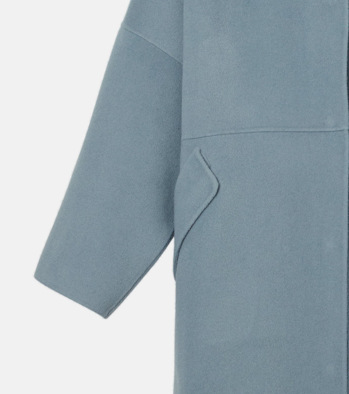 ル シェル ブルー - LE CIEL BLEU | Hooded Double-Face Coat-Light