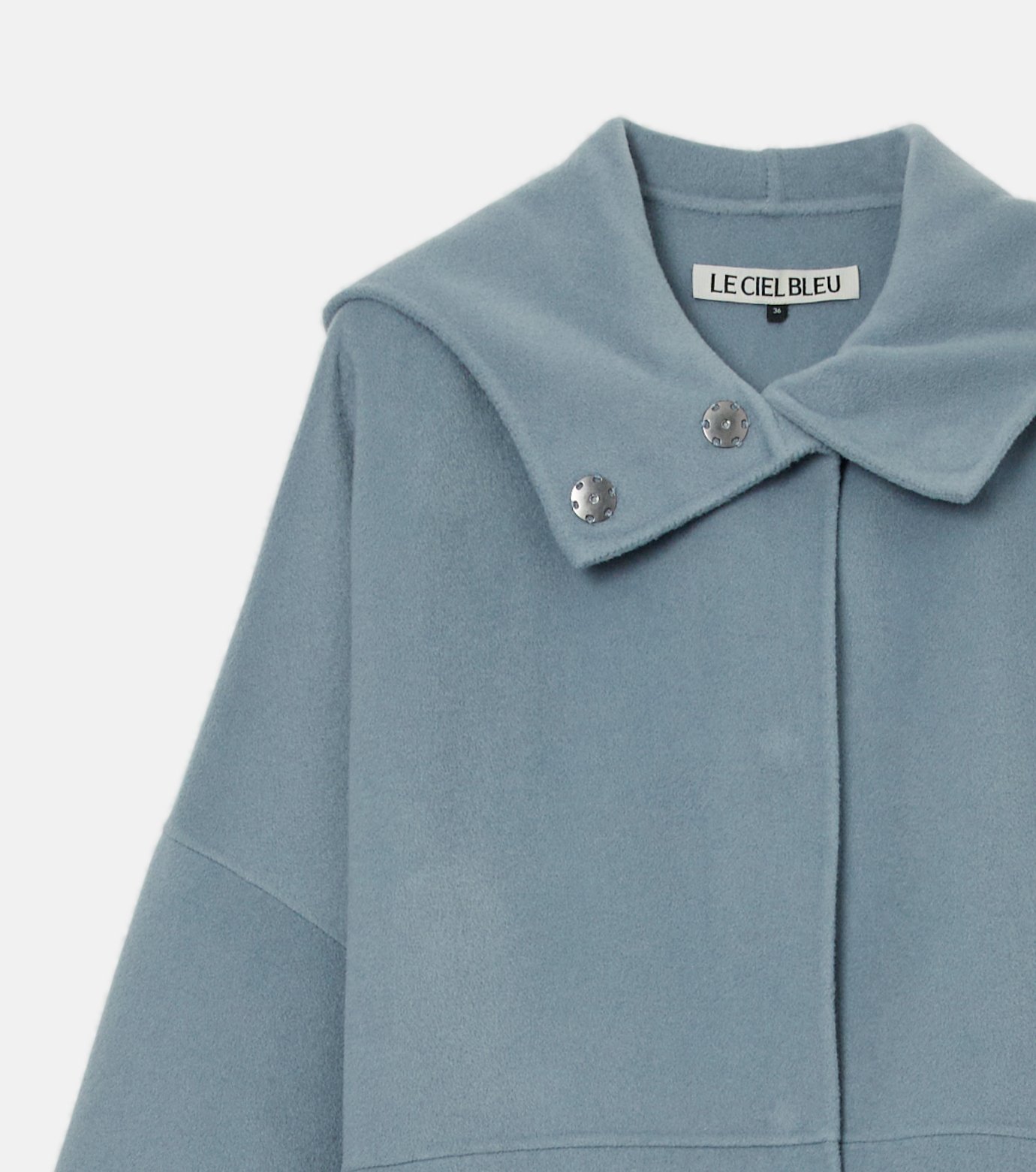 ル シェル ブルー - LE CIEL BLEU | Hooded Double-Face Coat-Light