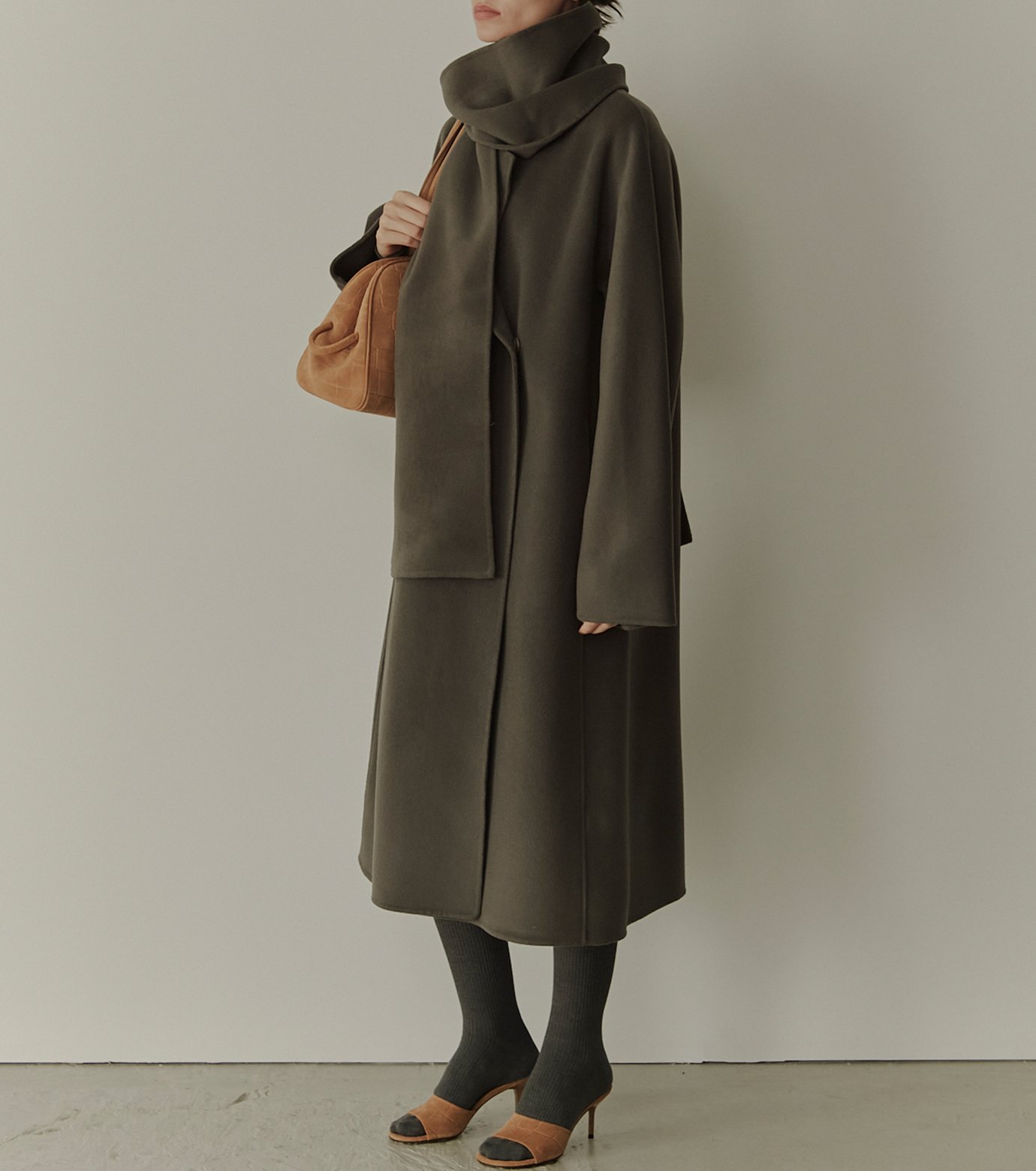 ル シェル ブルー - LE CIEL BLEU | Double-Face Wrap Coat | RESTIR