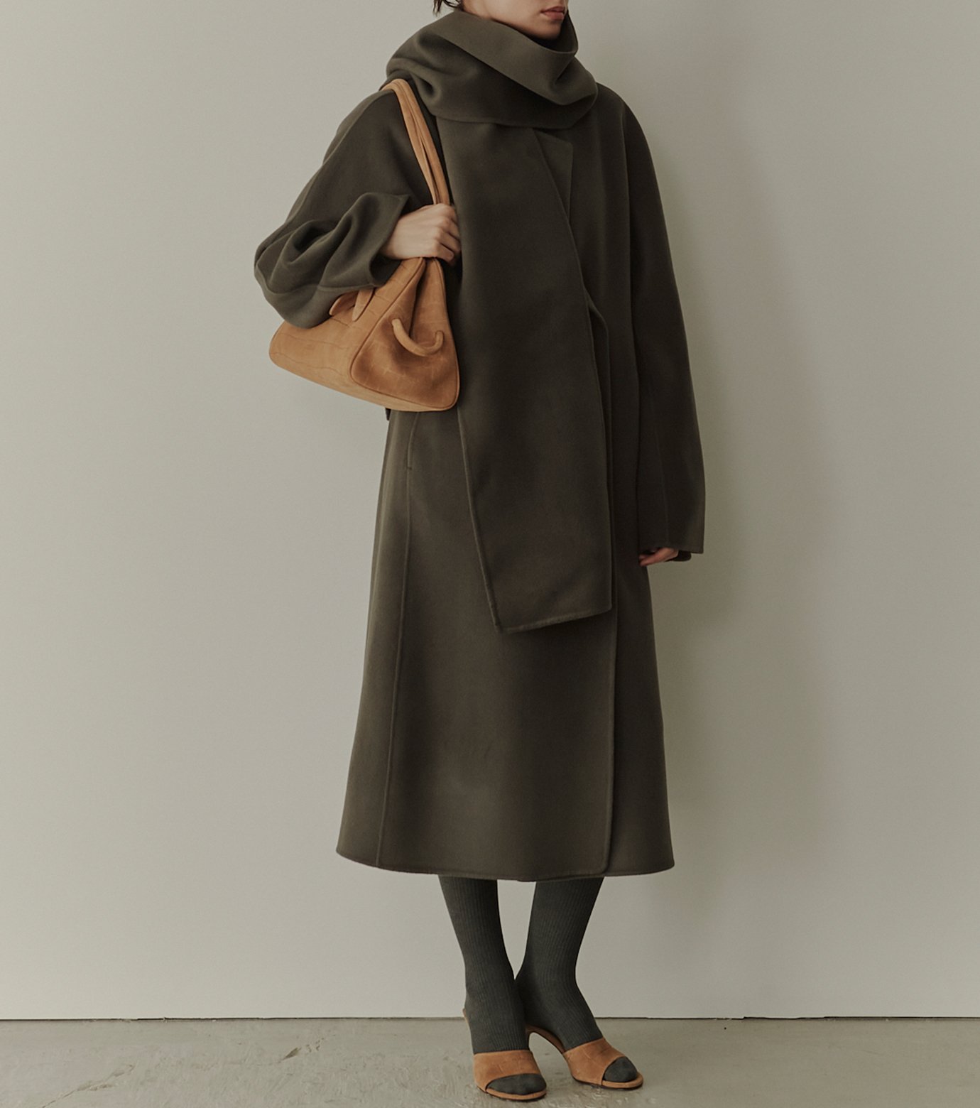 ル シェル ブルー - LE CIEL BLEU | Double-Face Wrap Coat | RESTIR