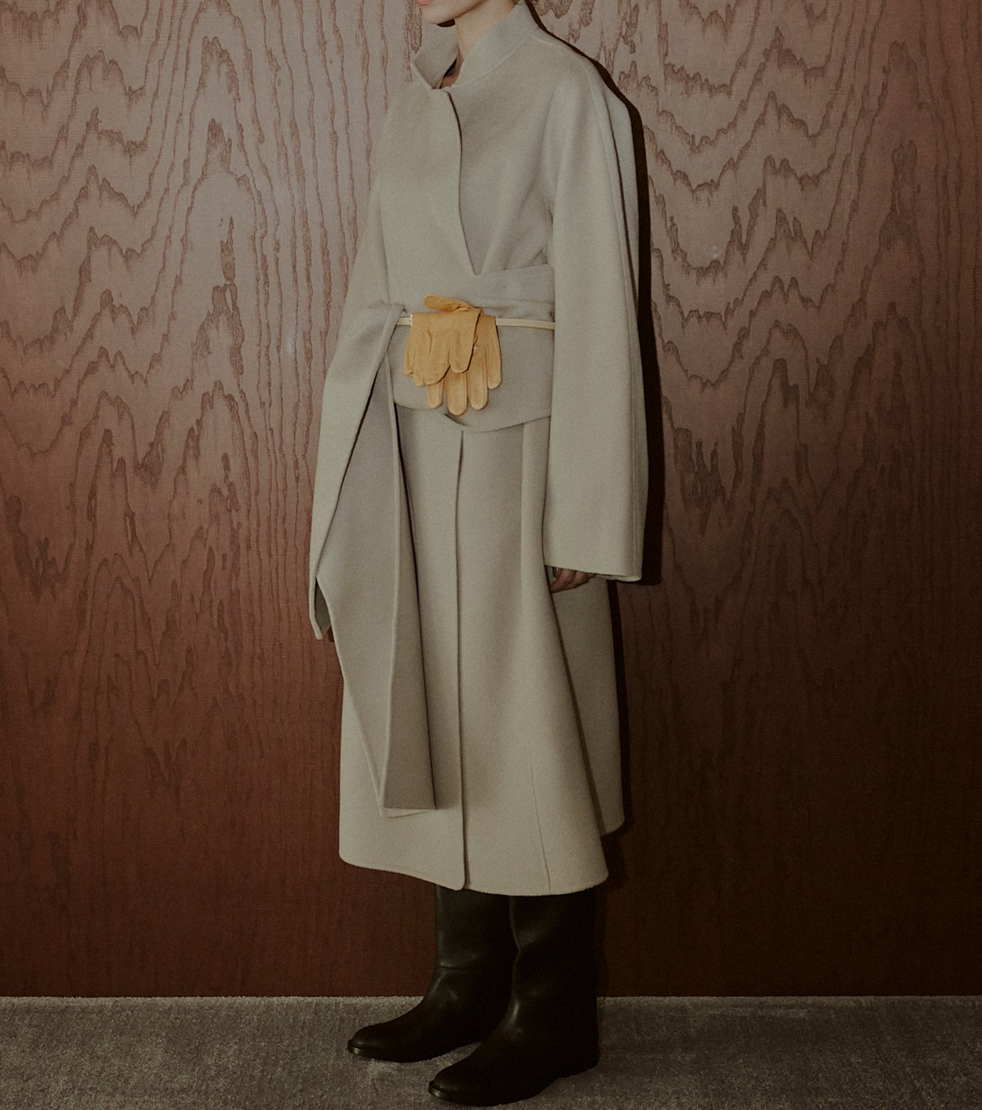 ル シェル ブルー - LE CIEL BLEU | Double-Face Wrap Coat | RESTIR