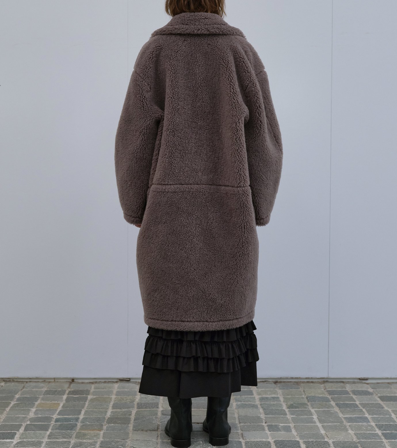 ル シェル ブルー - LE CIEL BLEU | Faux Shearling Cocoon | RESTIR